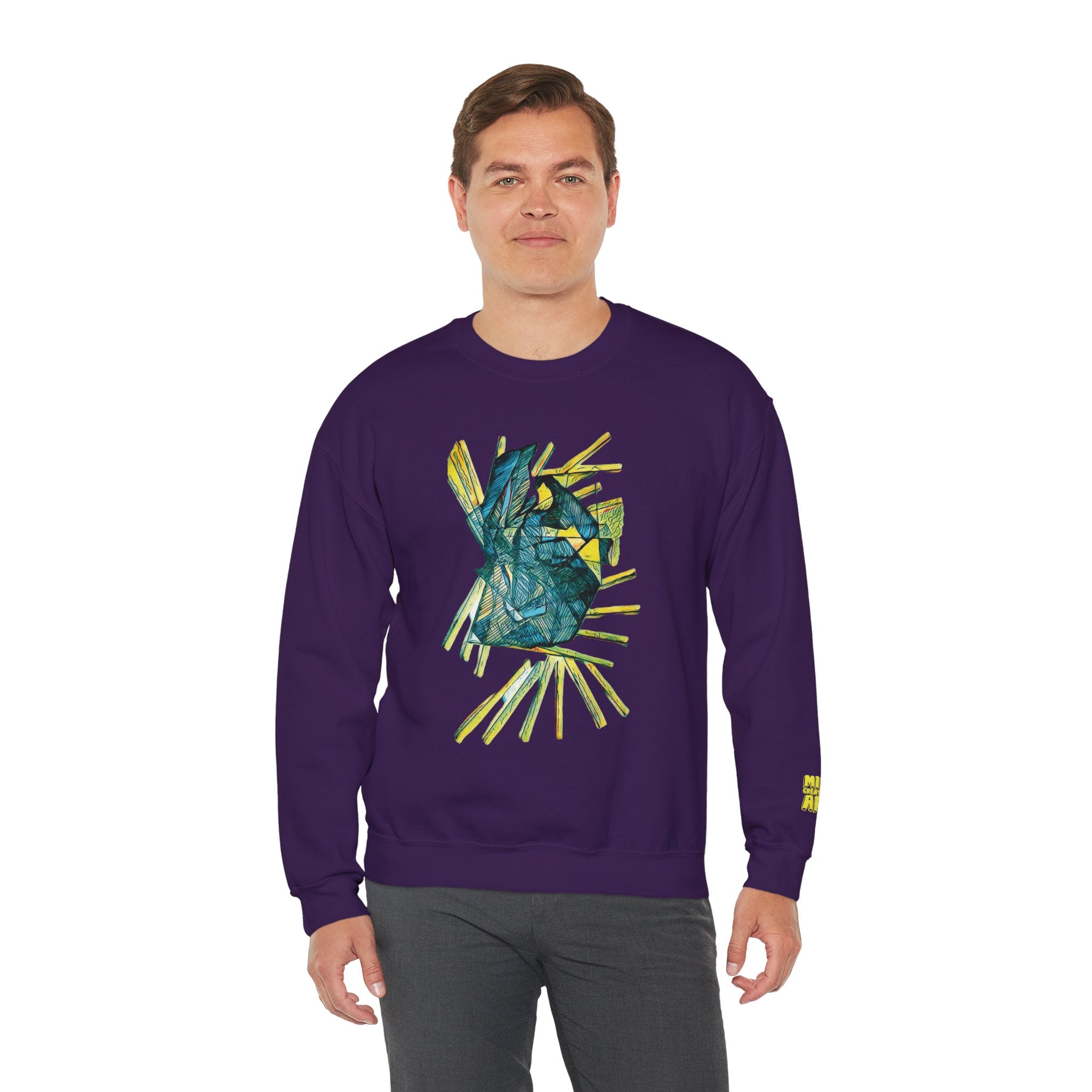 Lightspeed (Teal) Unisex Heavy Blend™ Crewneck Sweatshirt