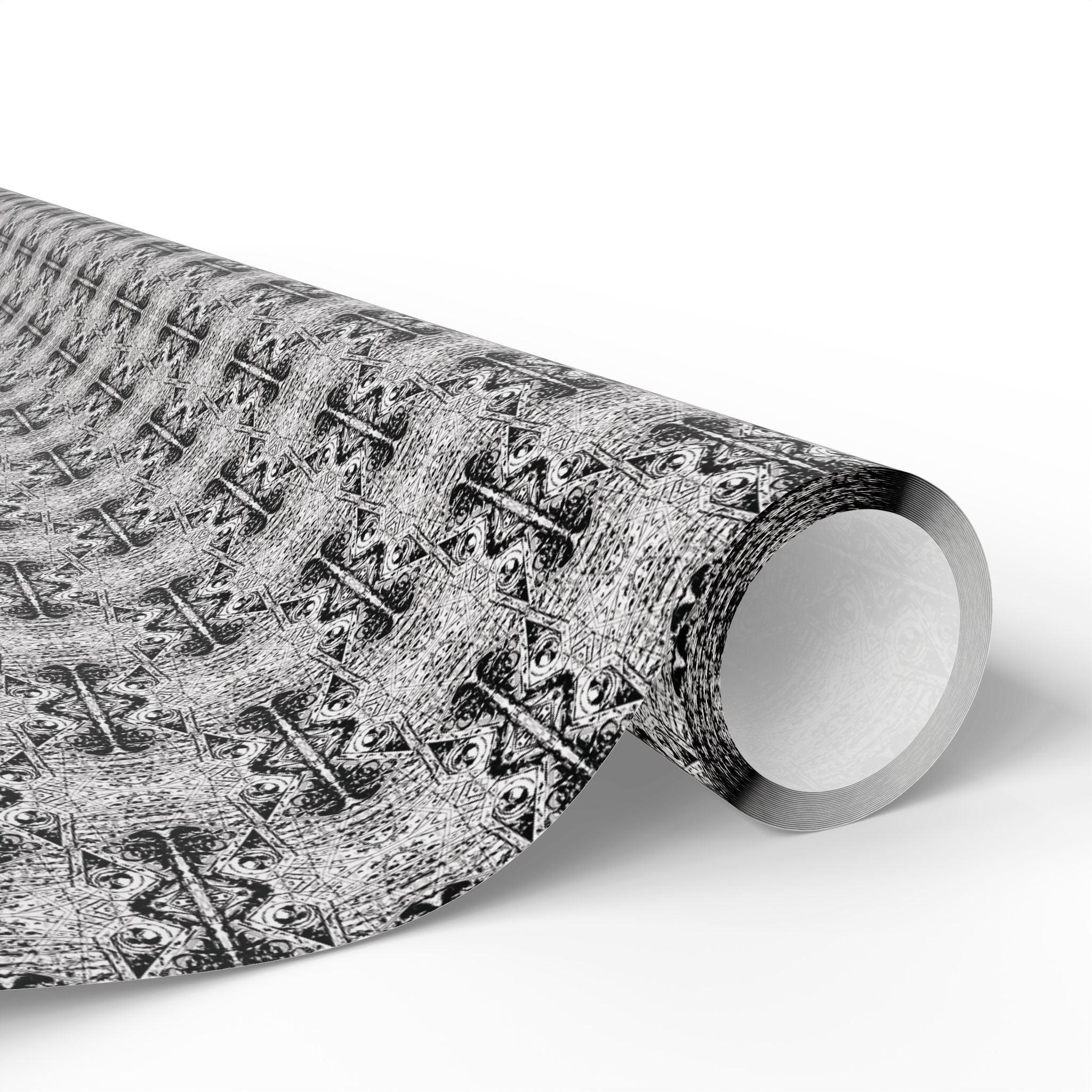 Love (Black, White Background) Heavy Wrapping Paper