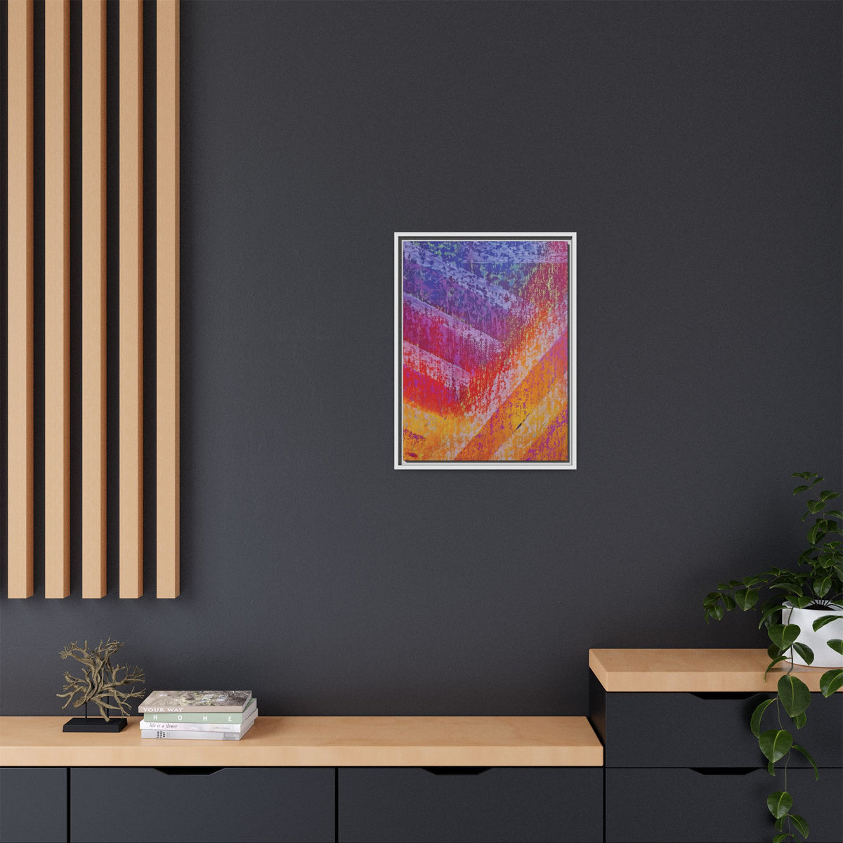 Structure Matte Canvas, Framed