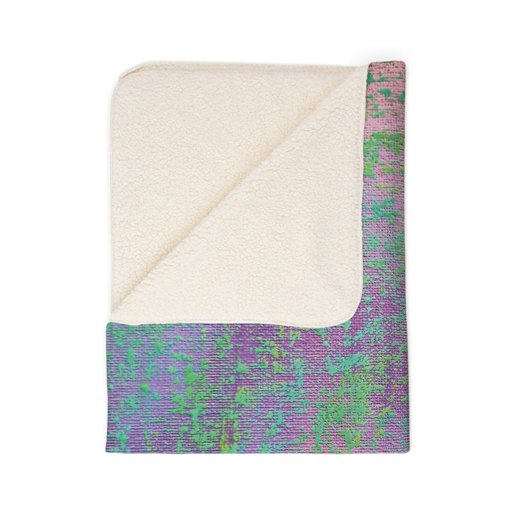 Unicorn Fleece Sherpa Blanket