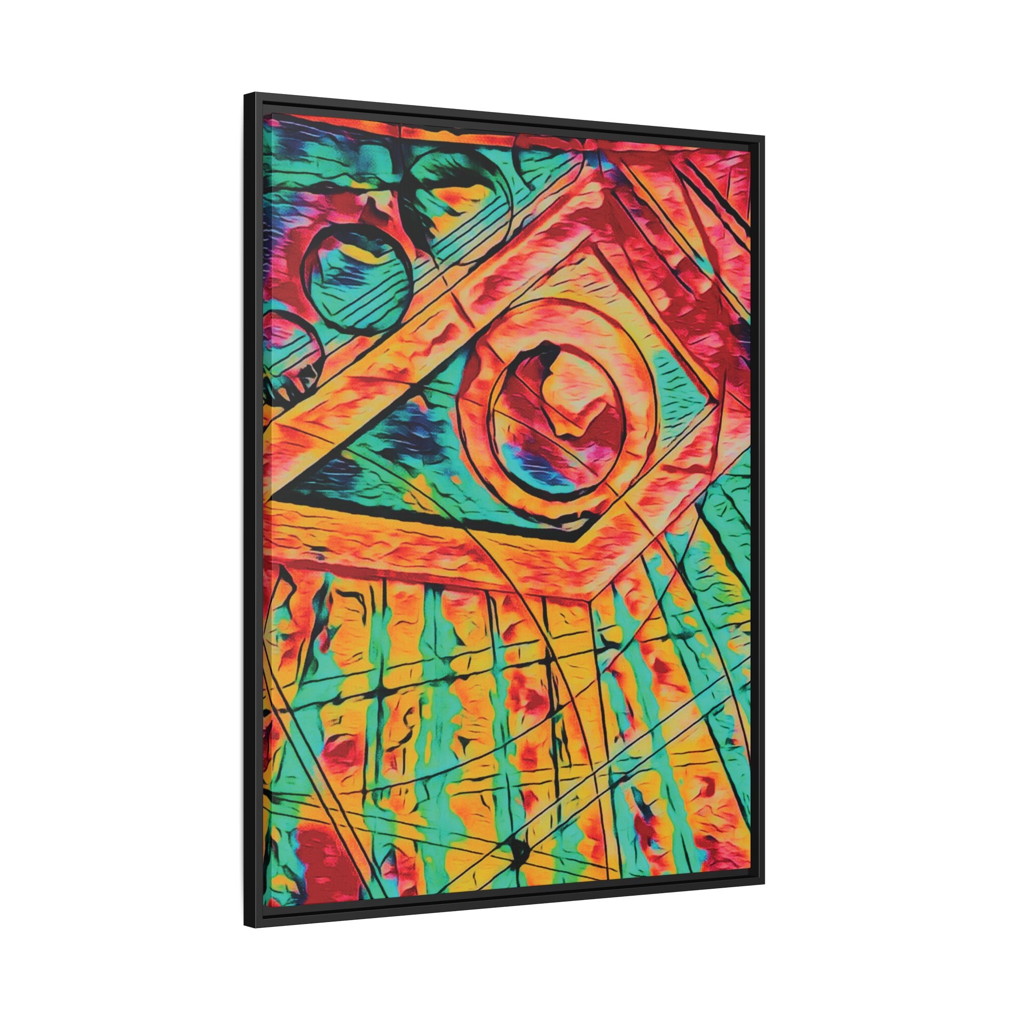 Love (Bright) Matte Canvas, Framed
