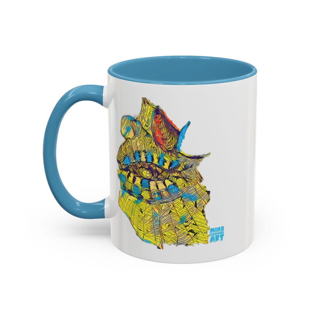 Hypnagogic (Neon) Accent Coffee Mug (11oz, 15oz)
