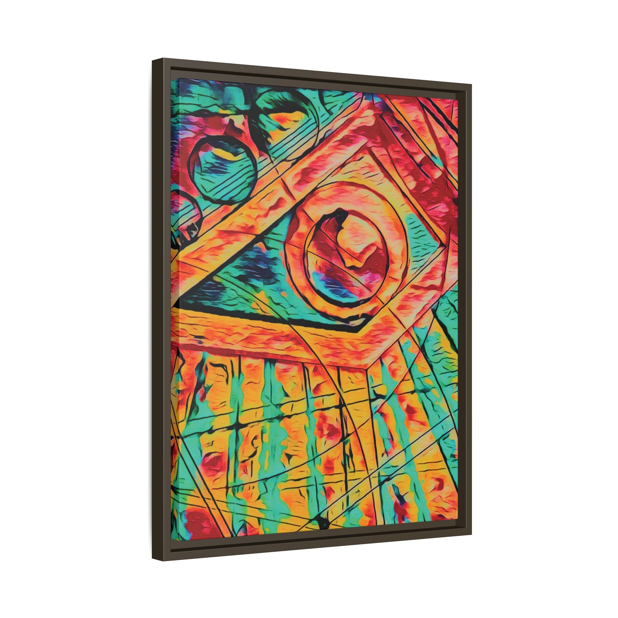 Love (Bright) Matte Canvas, Framed