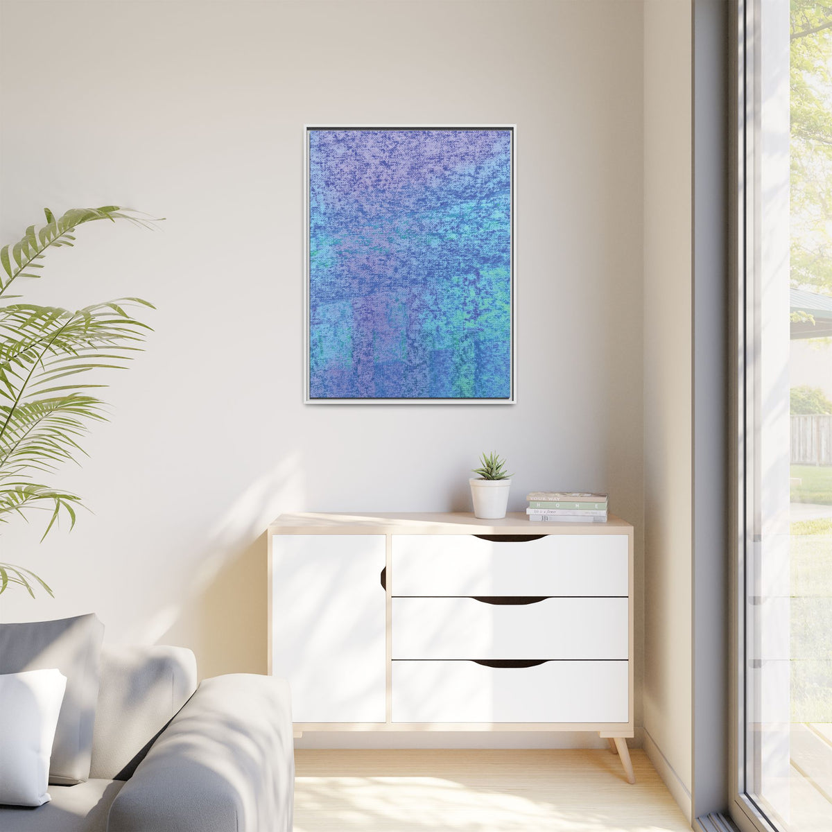 Oceanic (V2) Matte Canvas, Framed