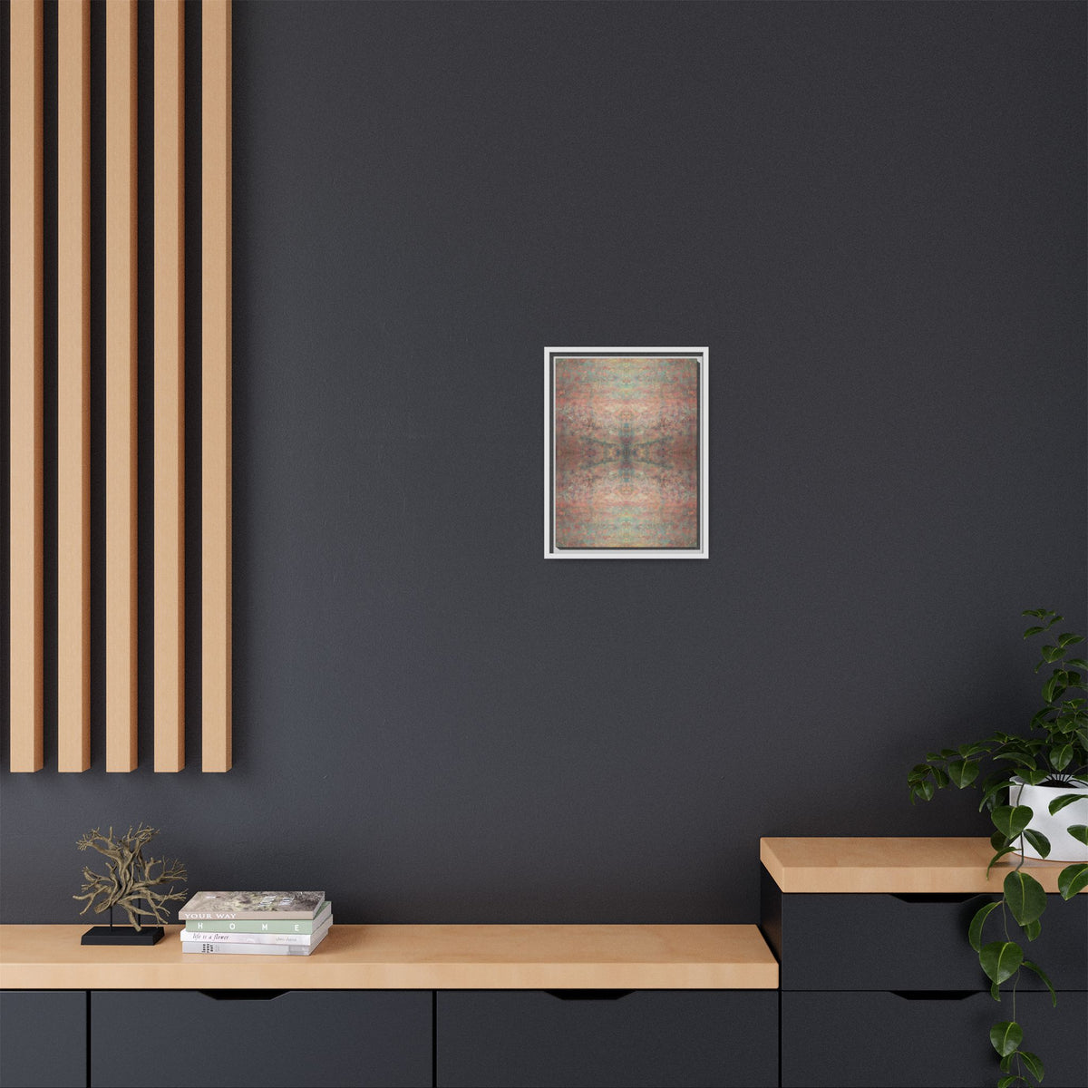 Hourglass Matte Canvas, Framed