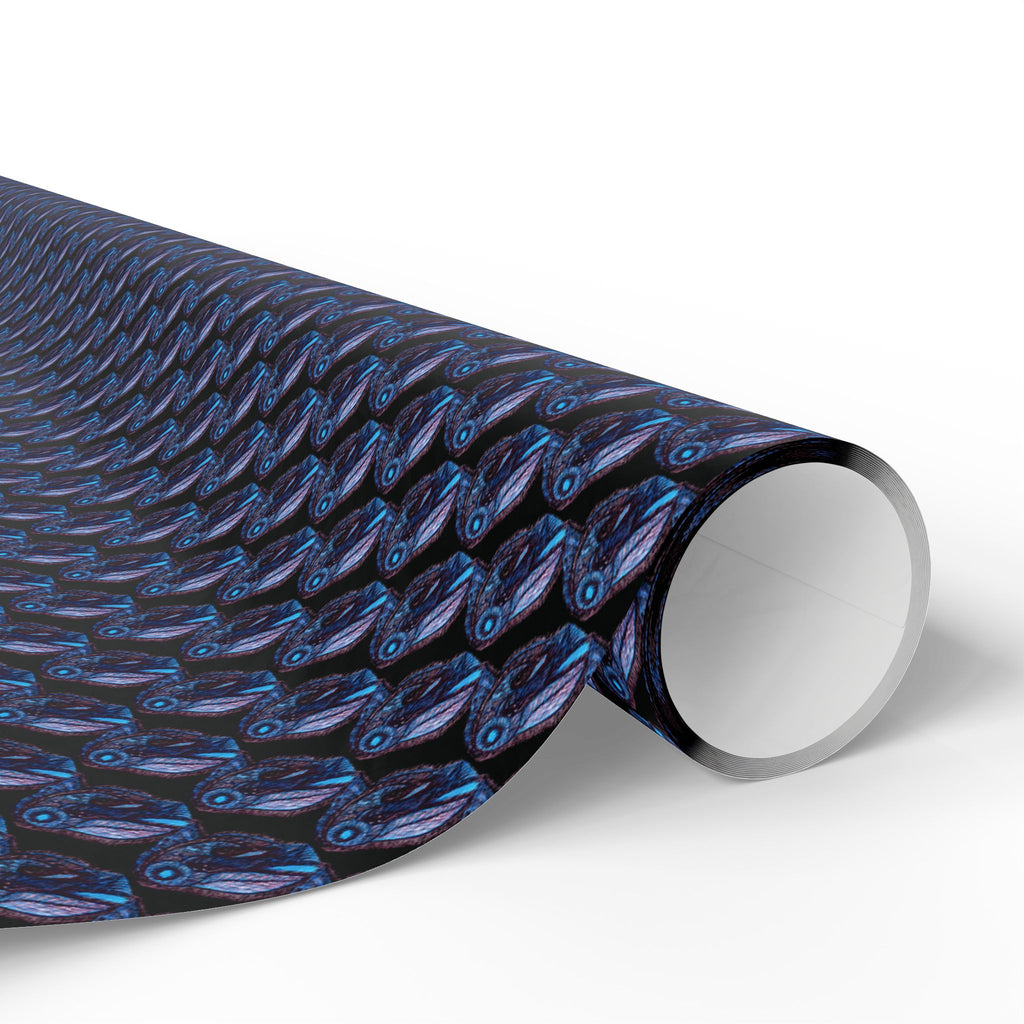 Who Are You? (Black Background) Heavy Wrapping Paper