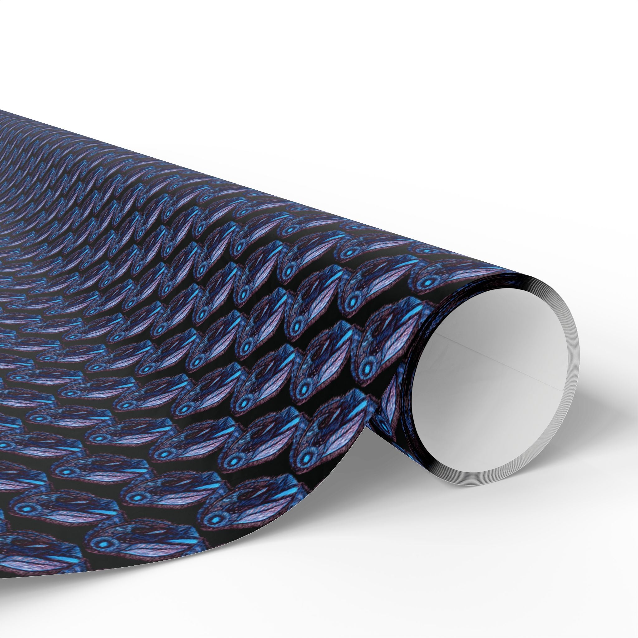 Who Are You? (Black Background) Heavy Wrapping Paper