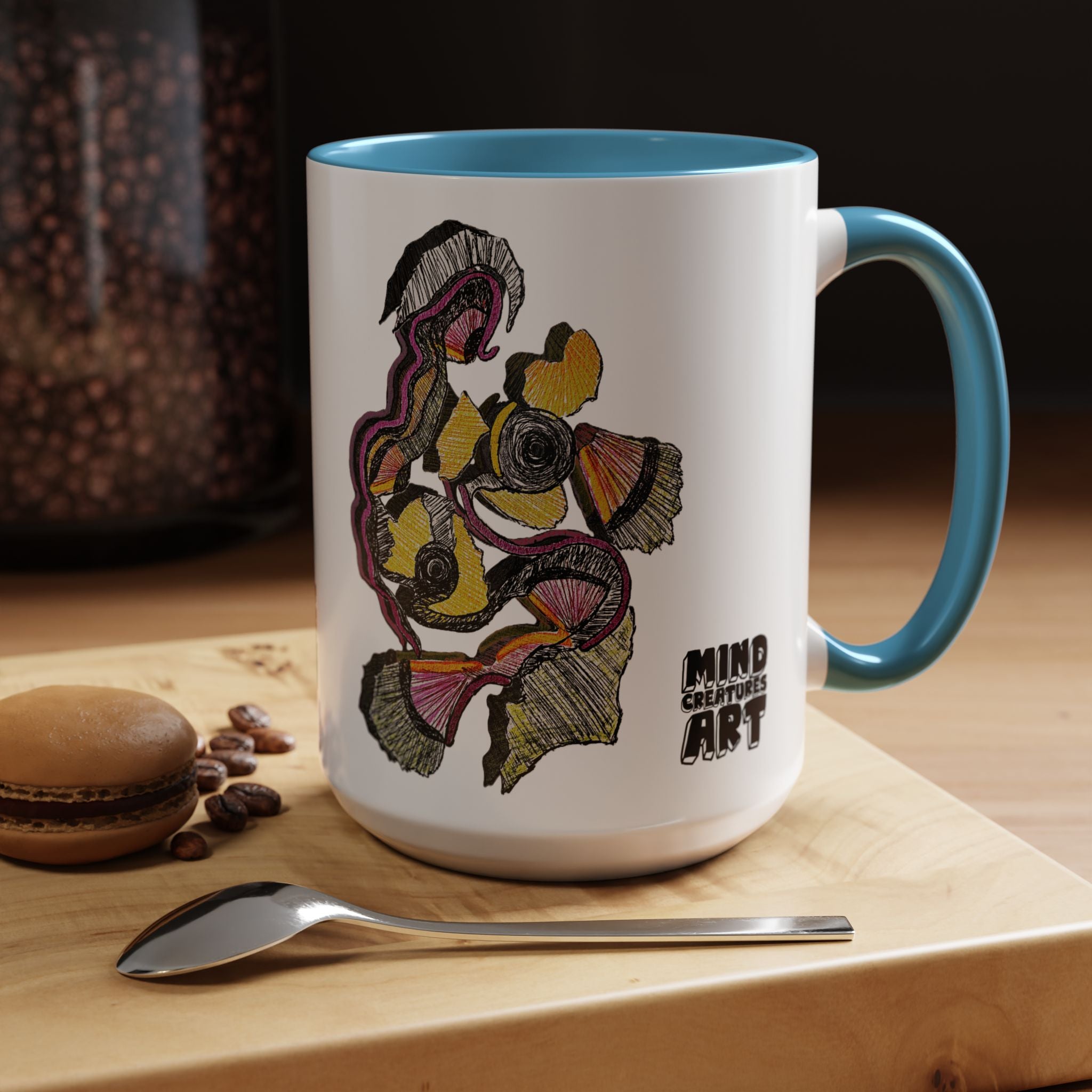 Crimson Teacher Accent Coffee Mug (11oz, 15oz)