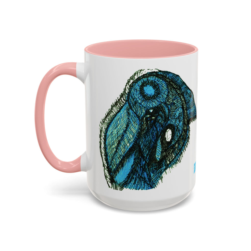 Who Are You? (Teal) Accent Coffee Mug (11oz, 15oz)