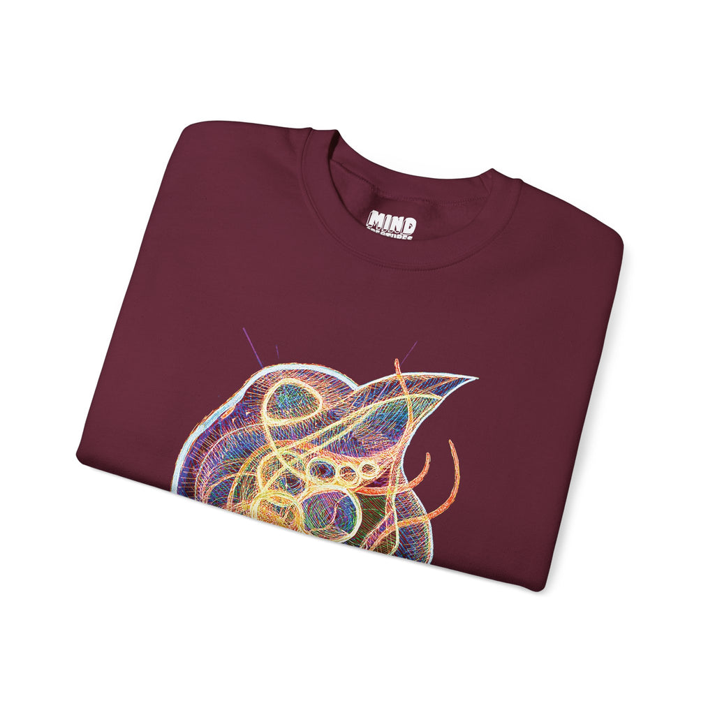 Renewal (Electric Yellow & Purple) Unisex Heavy Blend™ Crewneck Sweatshirt