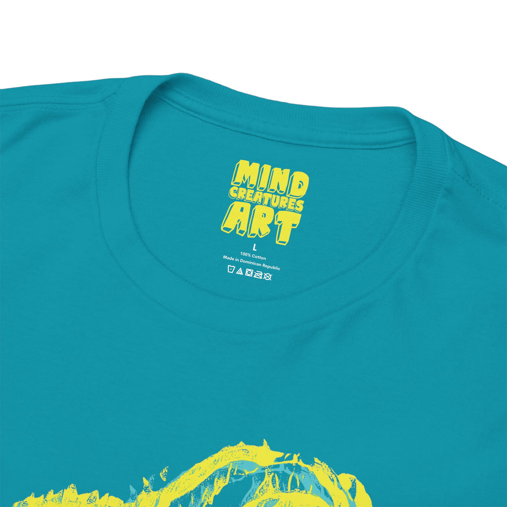 Exploration (Blur, Yellow & Blue) Unisex Heavy Cotton Tee