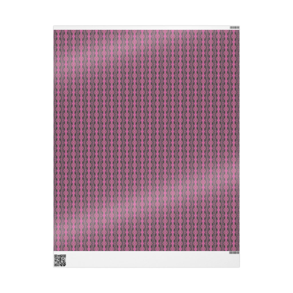 Vessel (Neon, Mirror, Pink Background) Heavy Wrapping Paper
