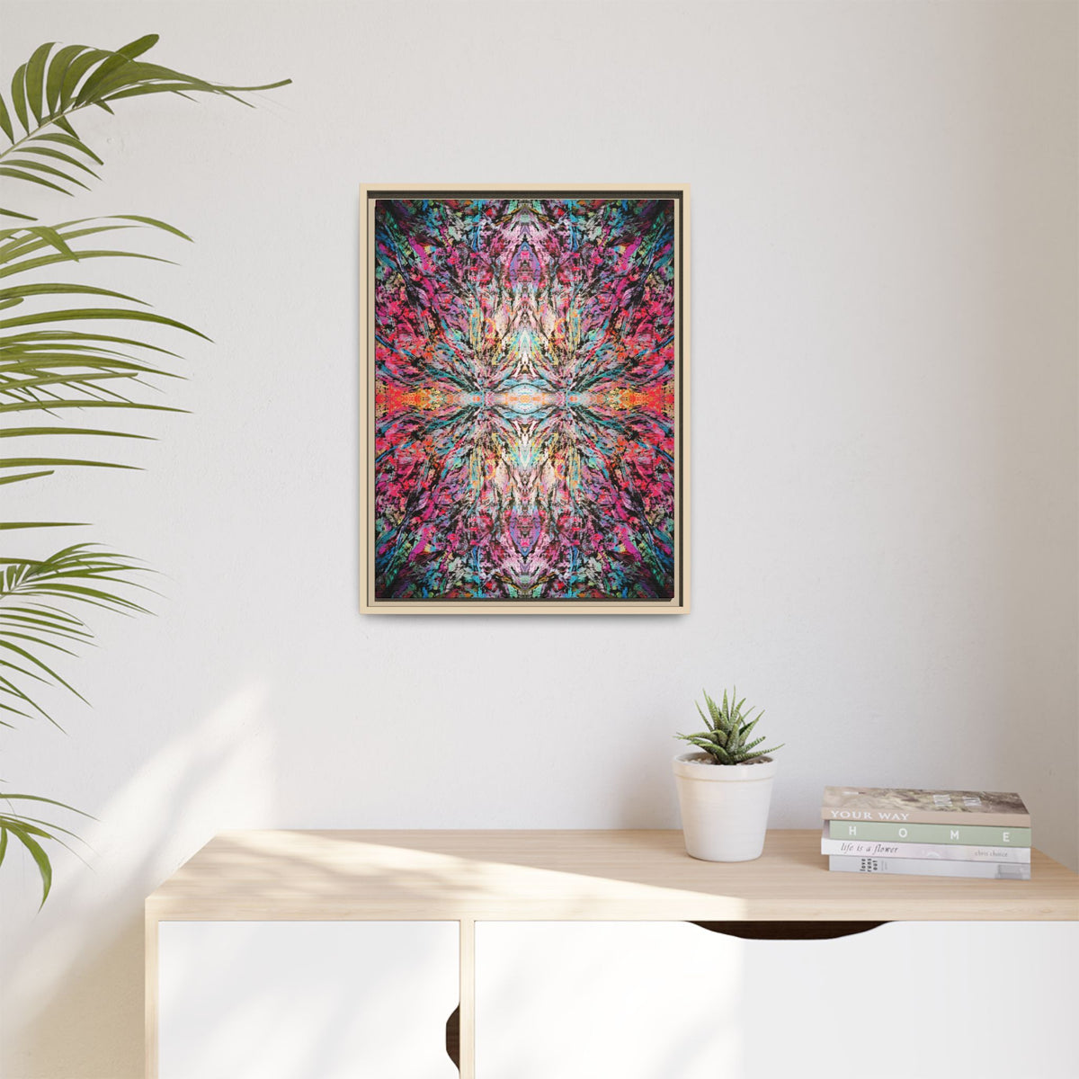 Thunder Matte Canvas, Framed
