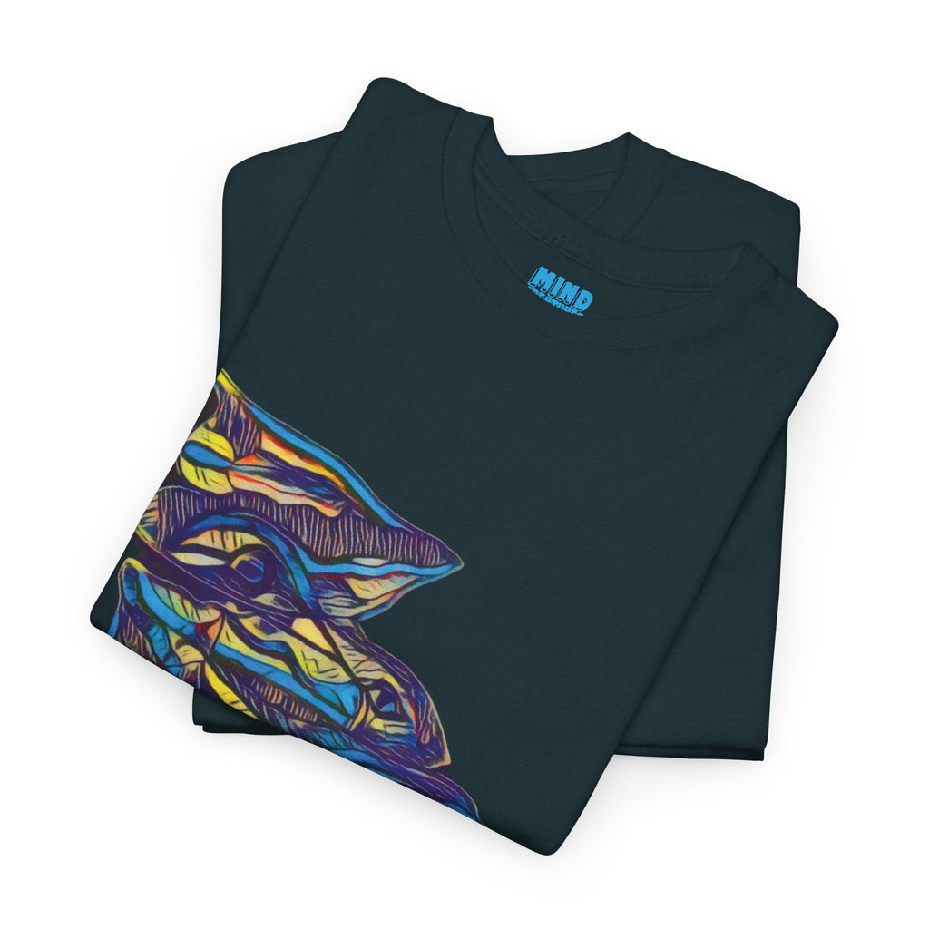 Cheshire (Blue & Yellow) Unisex Heavy Cotton Tee