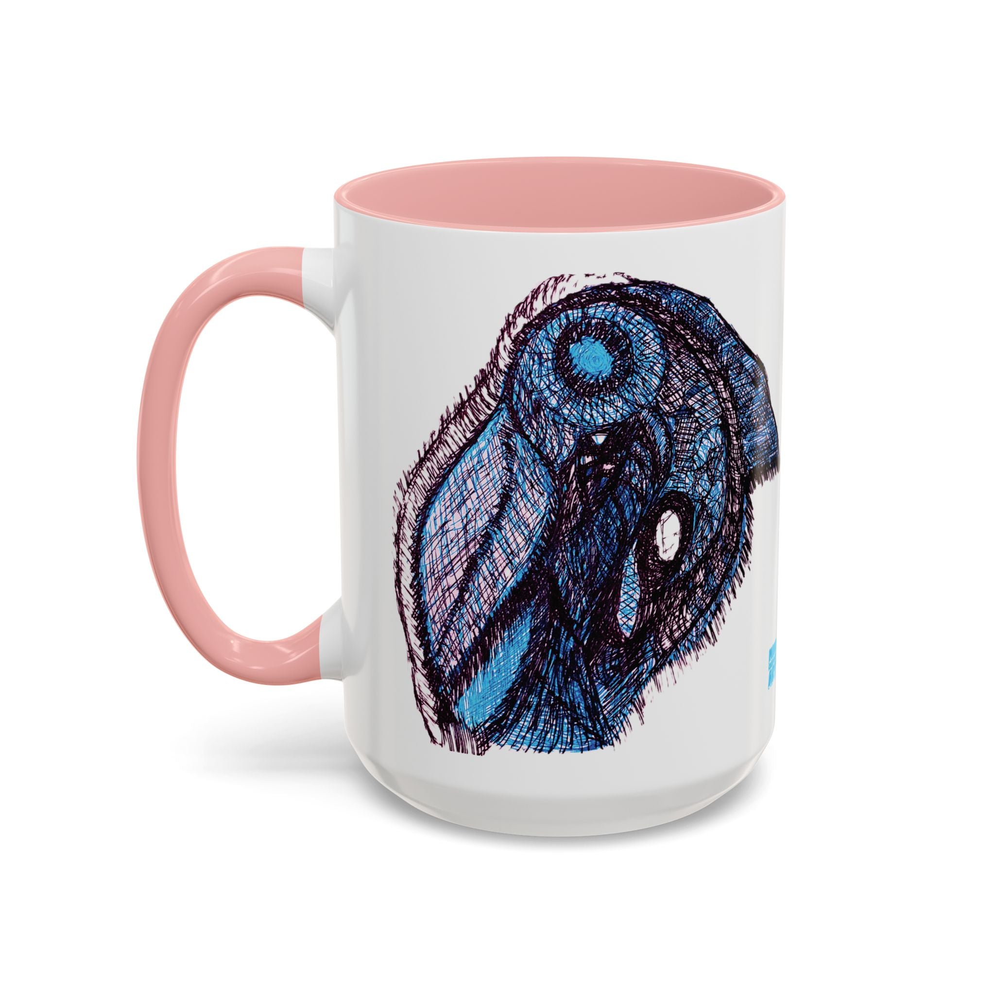 Who Are You? (Blue) Accent Coffee Mug (11oz, 15oz)