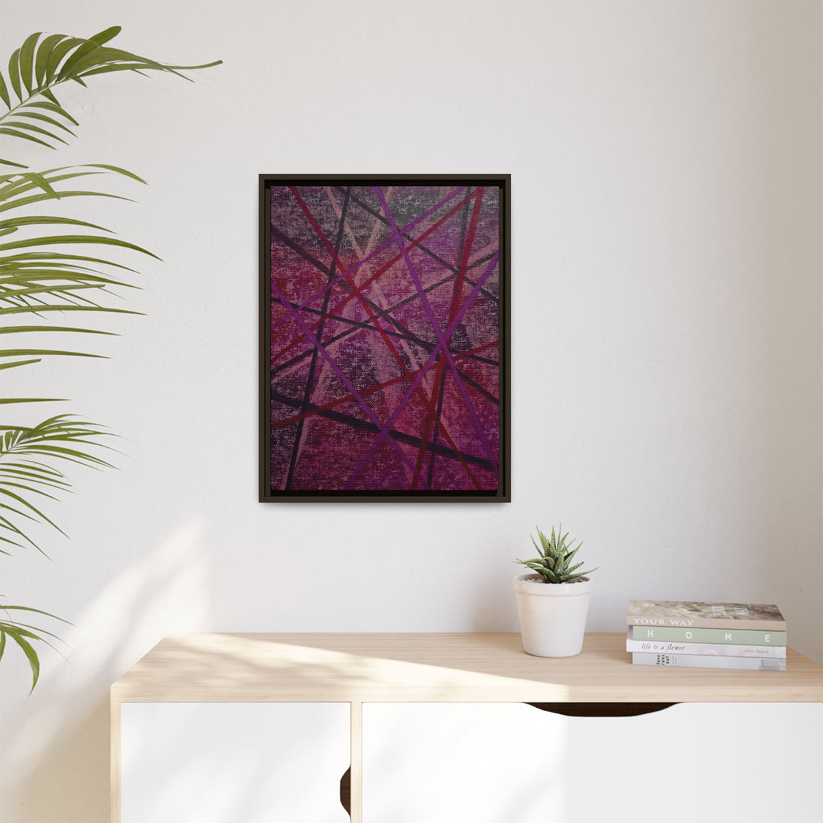 Knots Matte Canvas, Framed