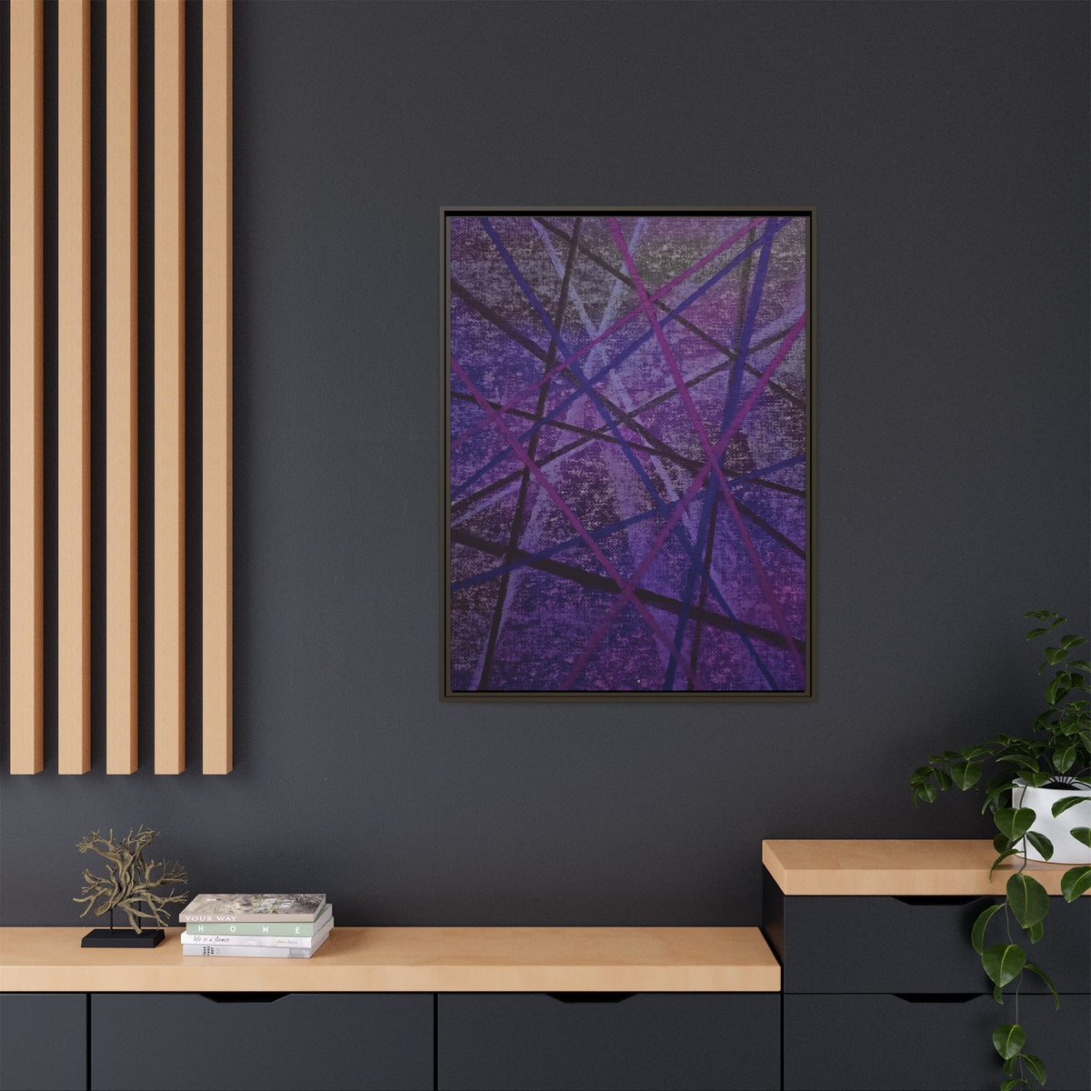 Knots (V2) Matte Canvas, Framed