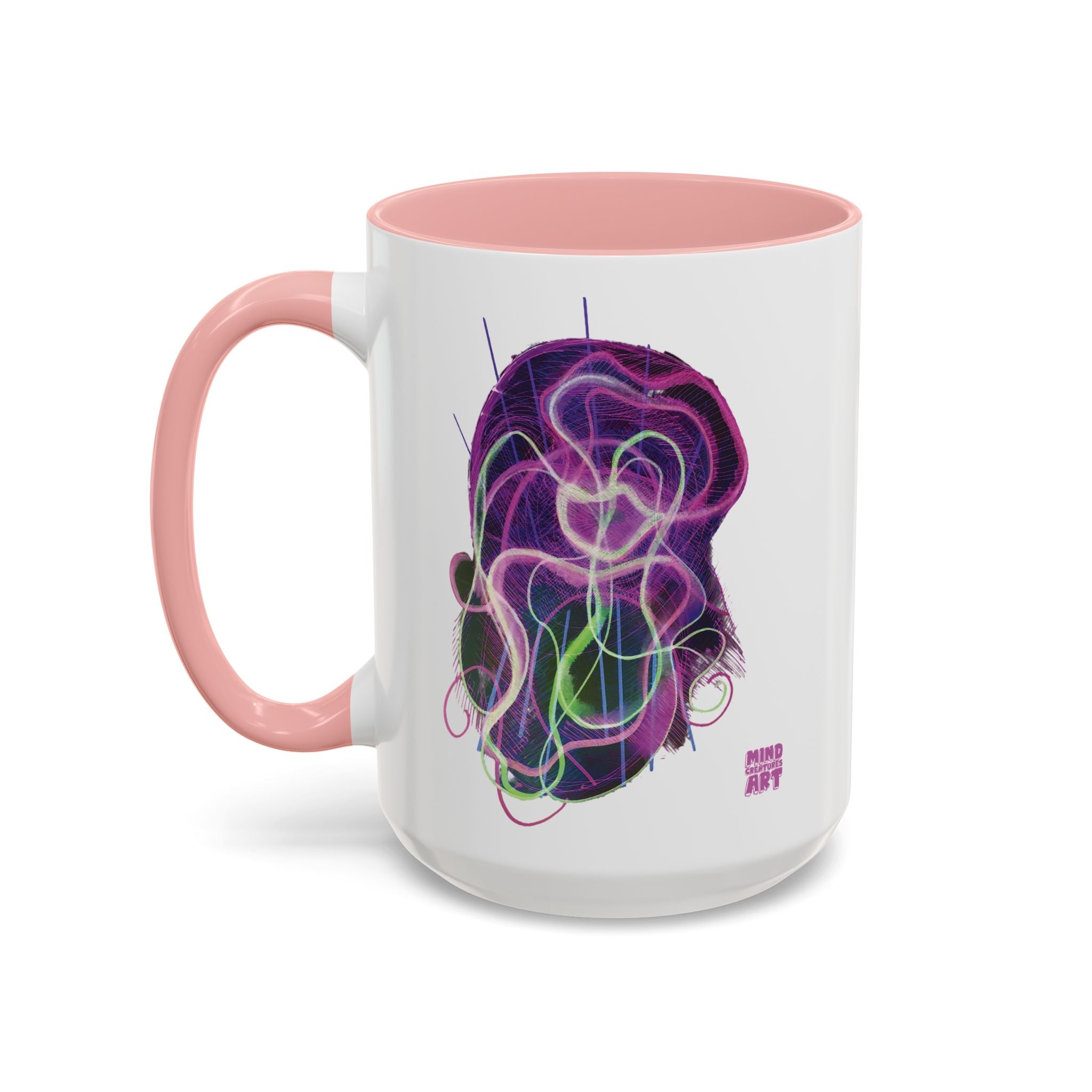 Davy Jones (Electric Purple) Accent Coffee Mug (11oz, 15oz)