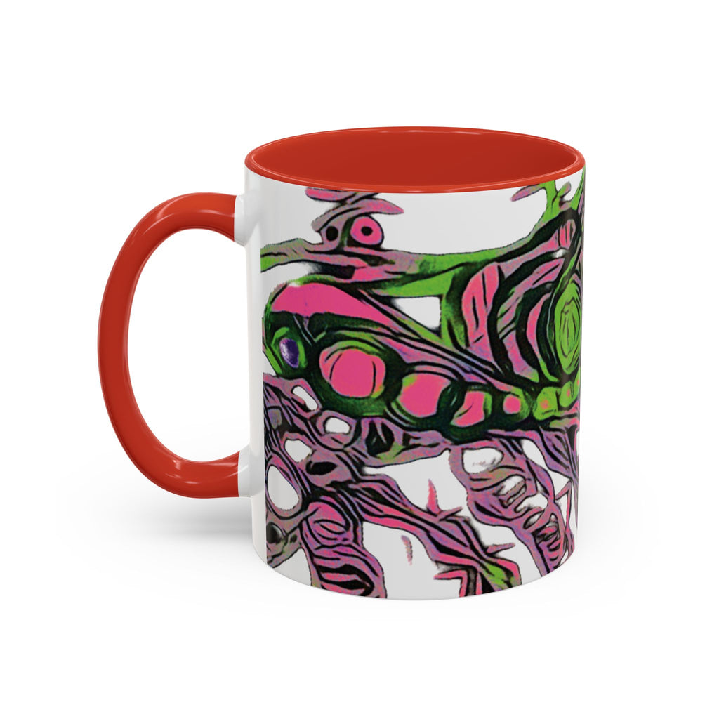 Vessel (Neon) Accent Coffee Mug (11oz, 15oz)