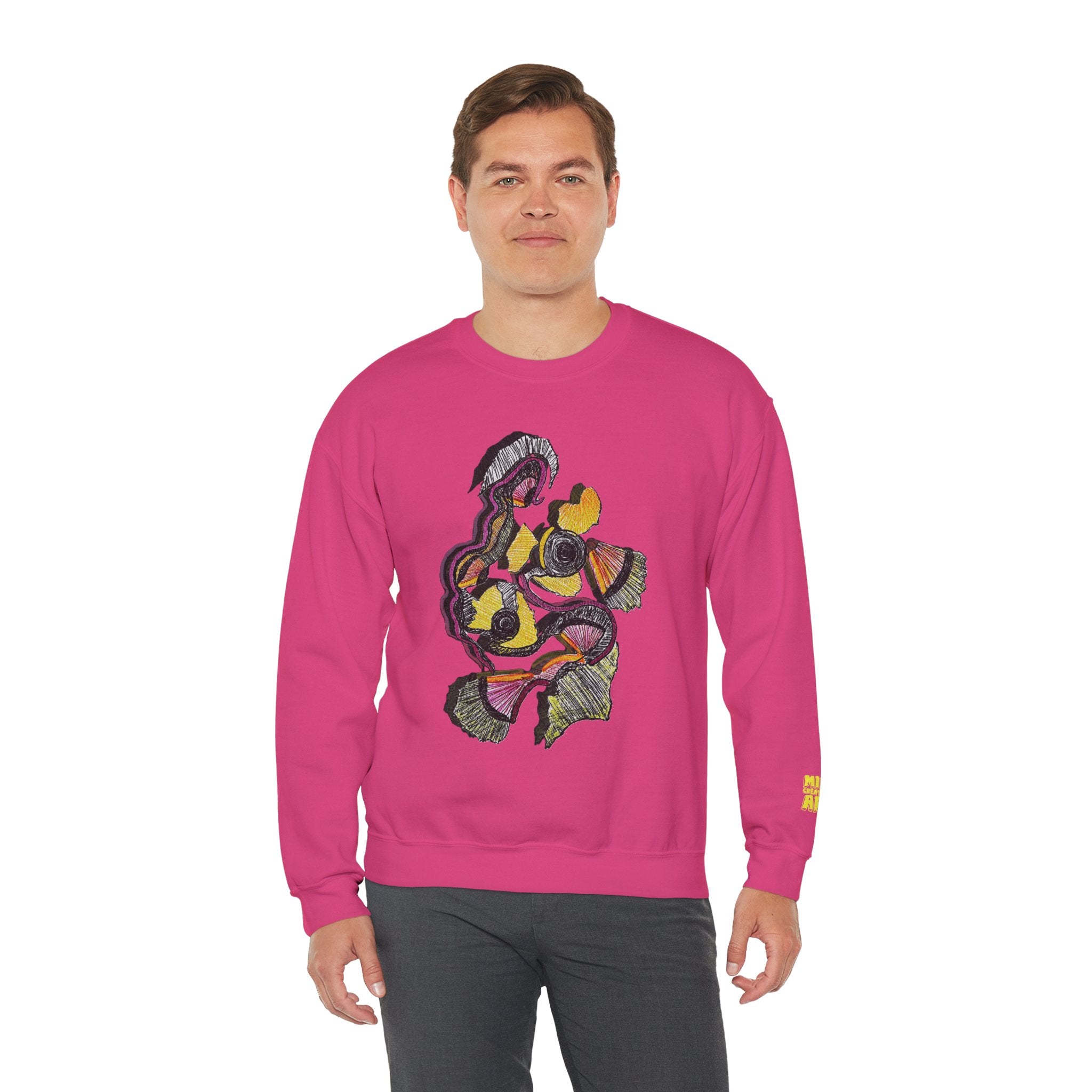 Crimson Teacher Unisex Heavy Blend™ Crewneck Sweatshirt
