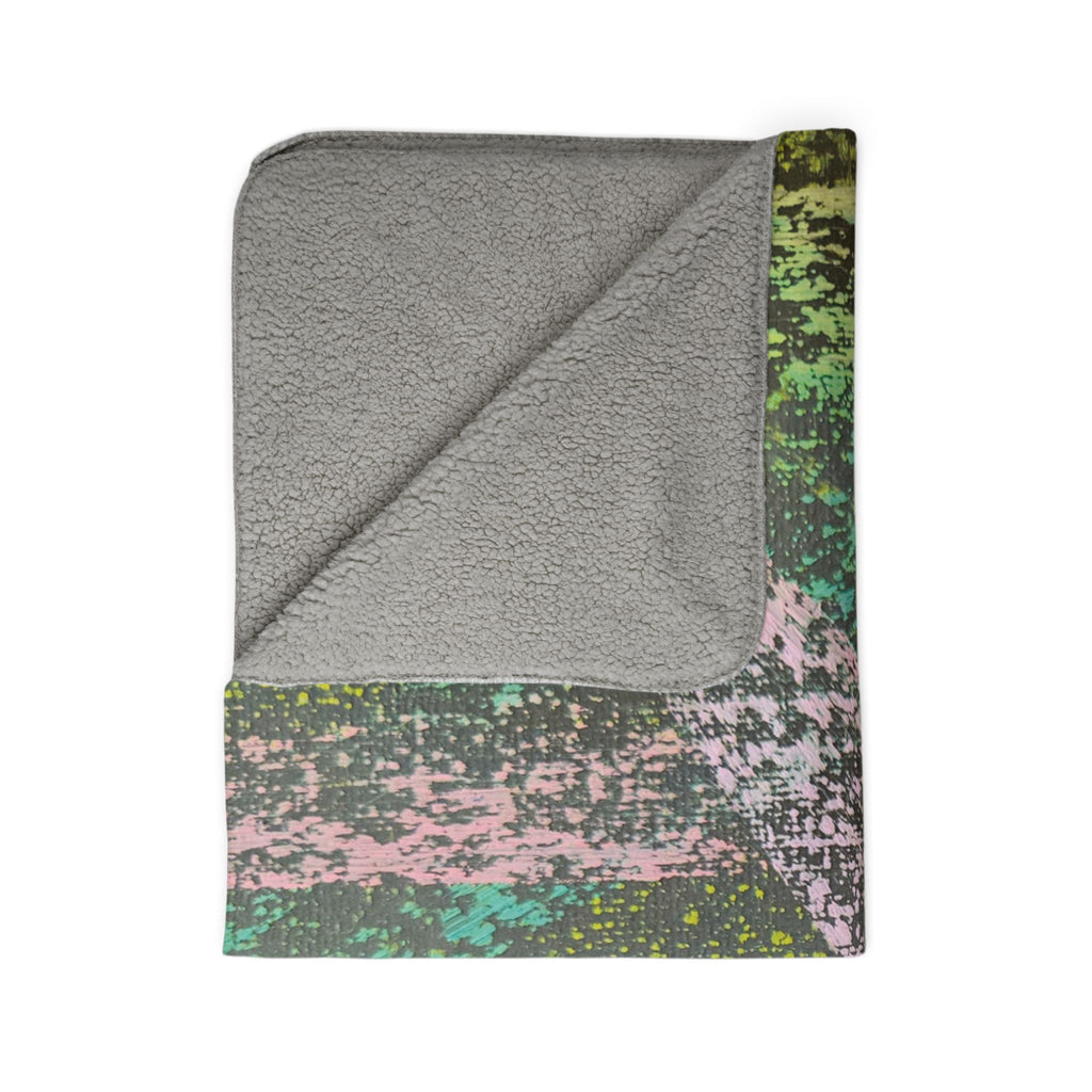 Stream Fleece Sherpa Blanket