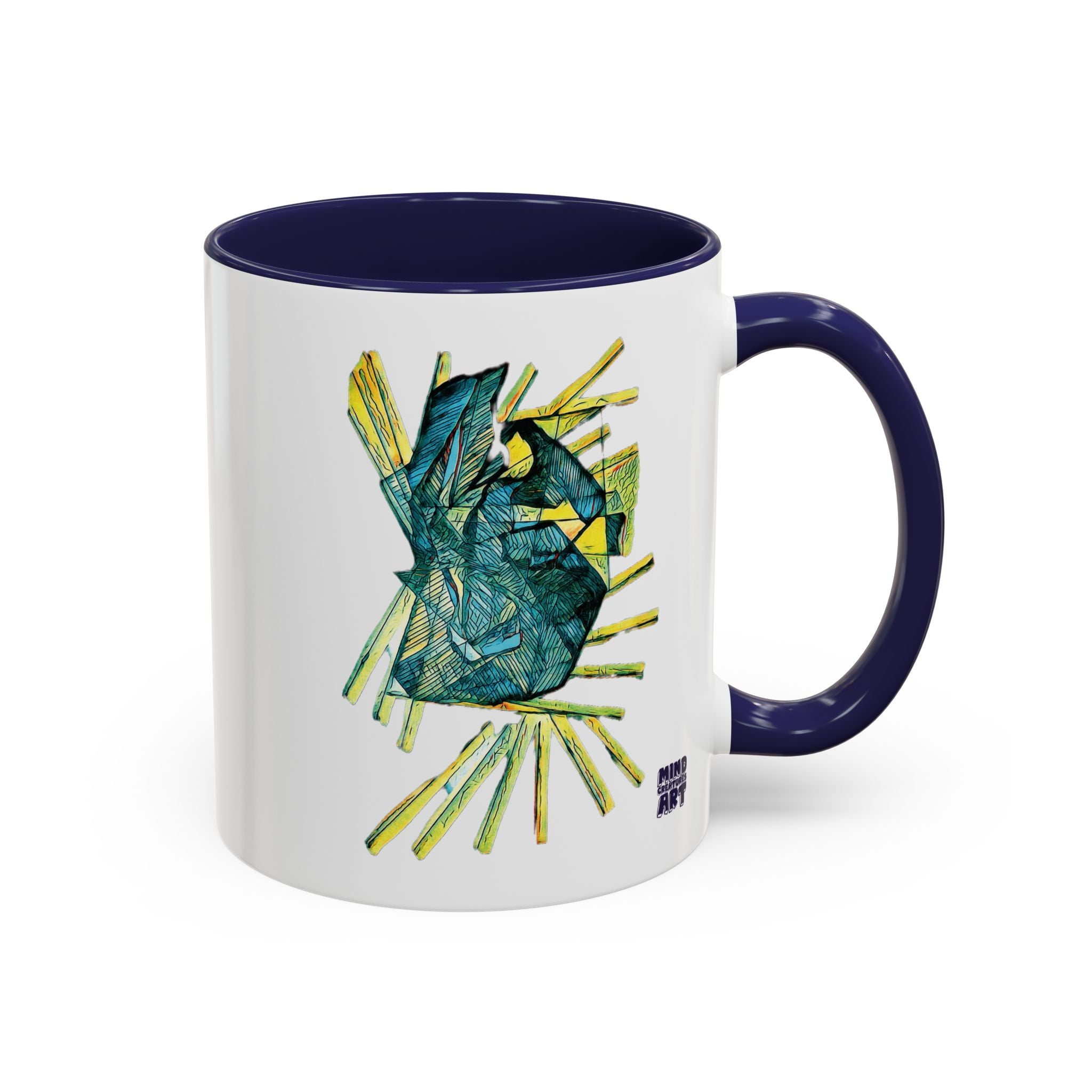 Lightspeed (Teal) Accent Coffee Mug (11oz, 15oz)