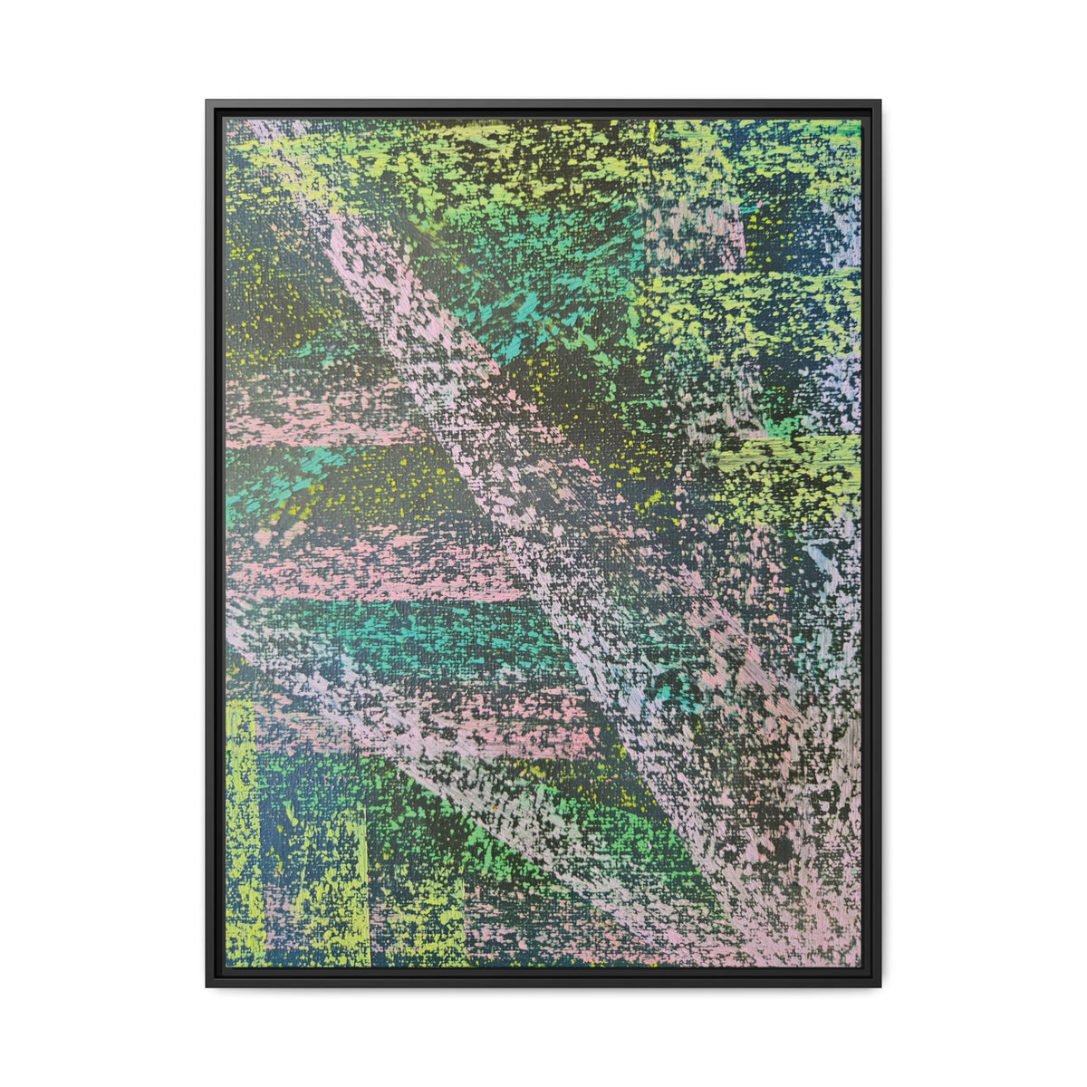 Stream Matte Canvas, Framed