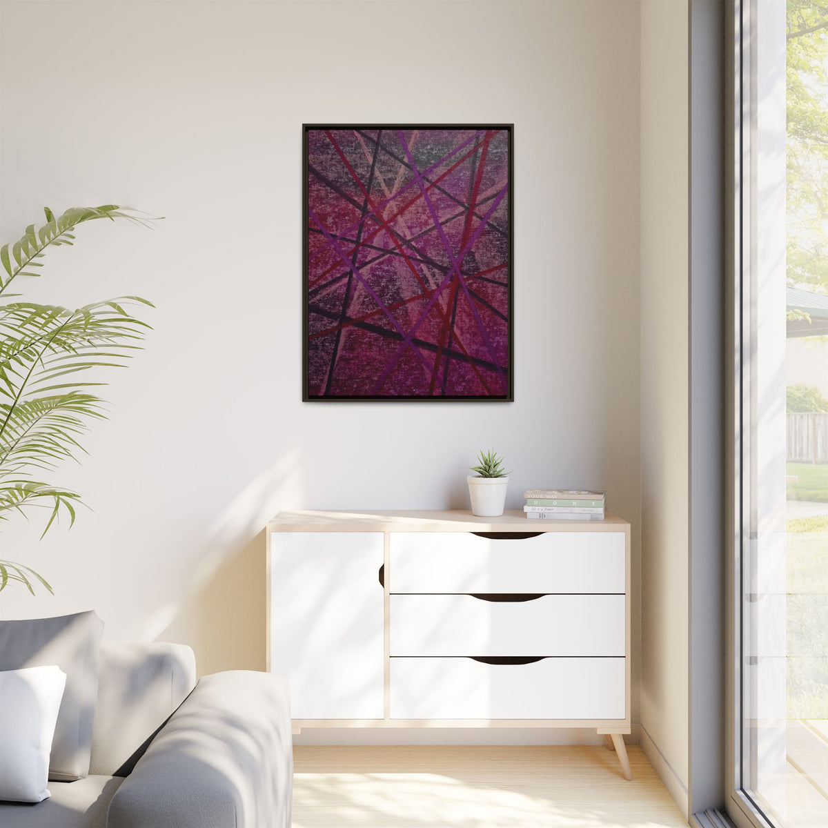 Knots Matte Canvas, Framed