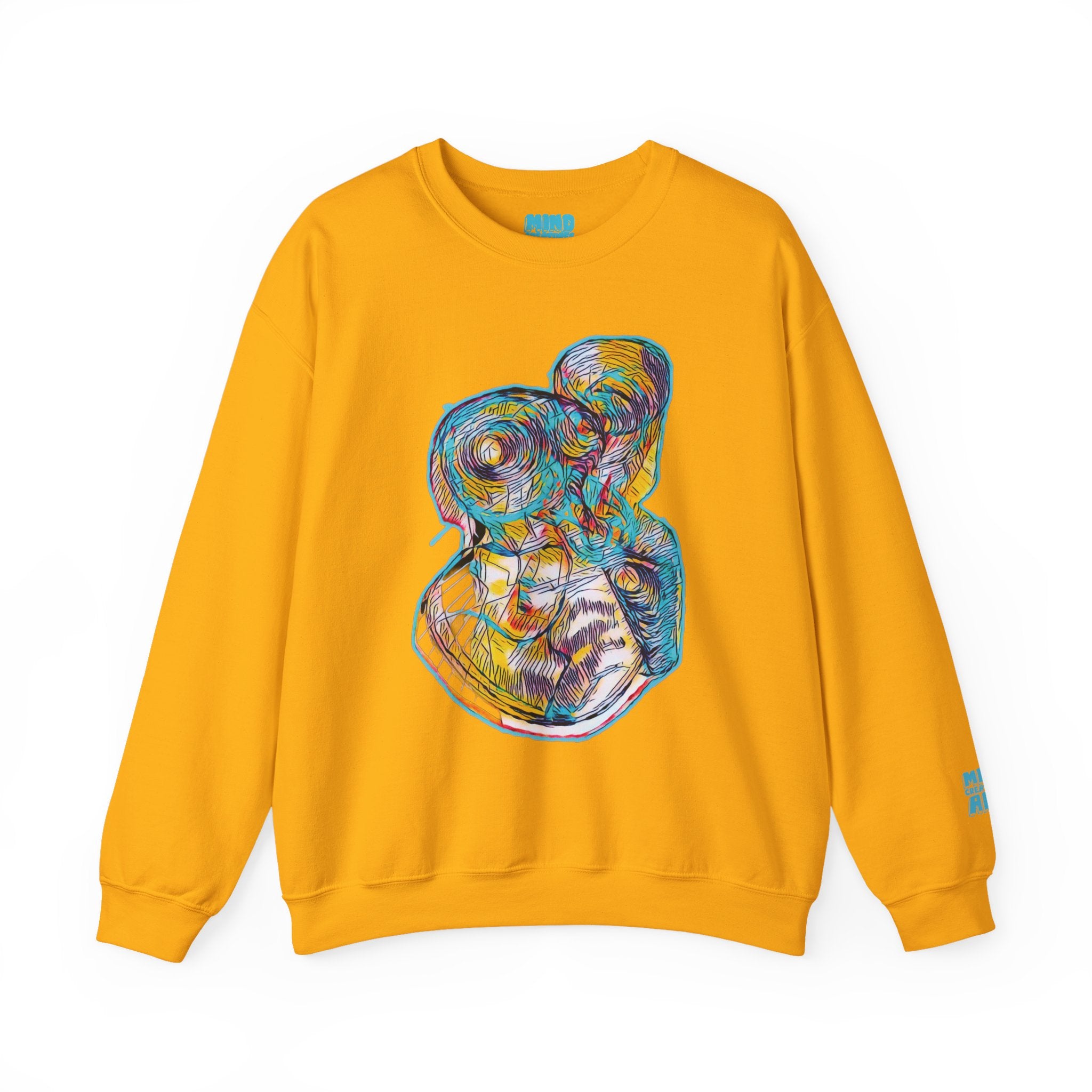 Curiosity (Aqua) Unisex Heavy Blend™ Crewneck Sweatshirt