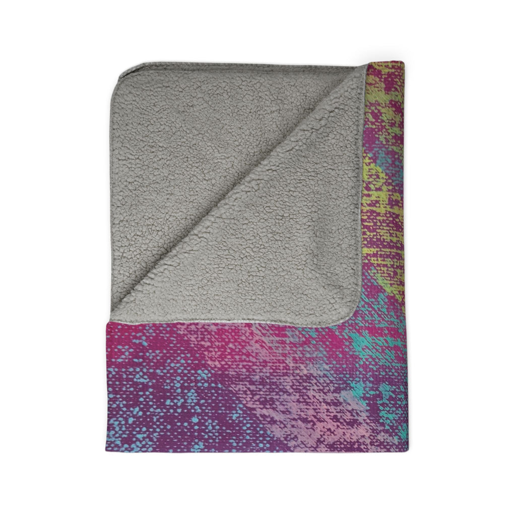 Construct Fleece Sherpa Blanket