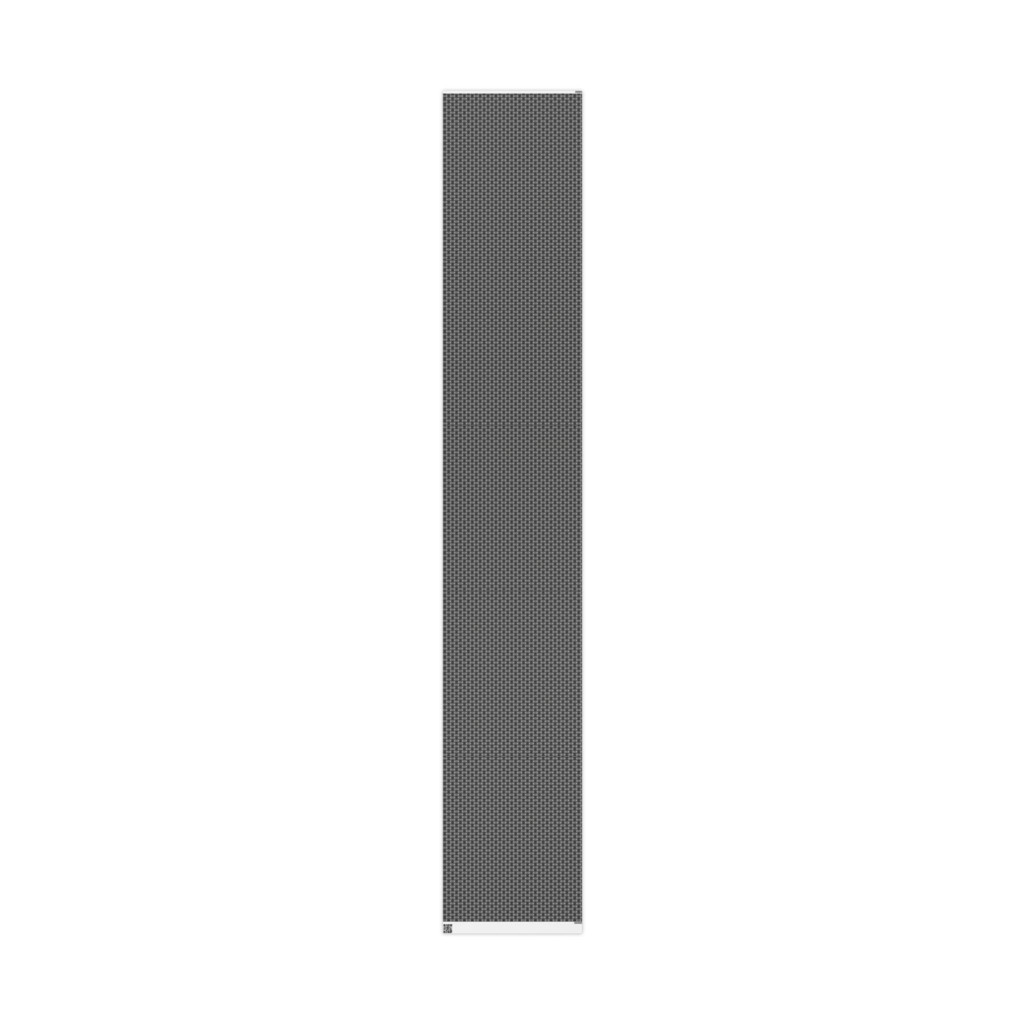 Love (White, Black Background) Heavy Wrapping Paper