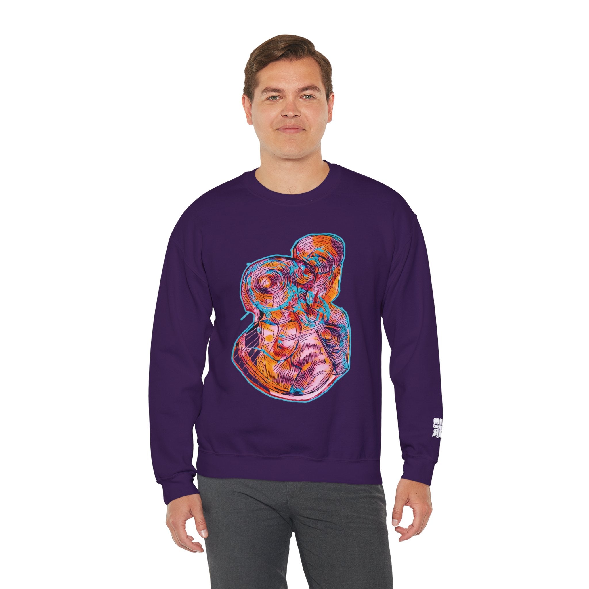 Curiosity (Pink) Unisex Heavy Blend™ Crewneck Sweatshirt