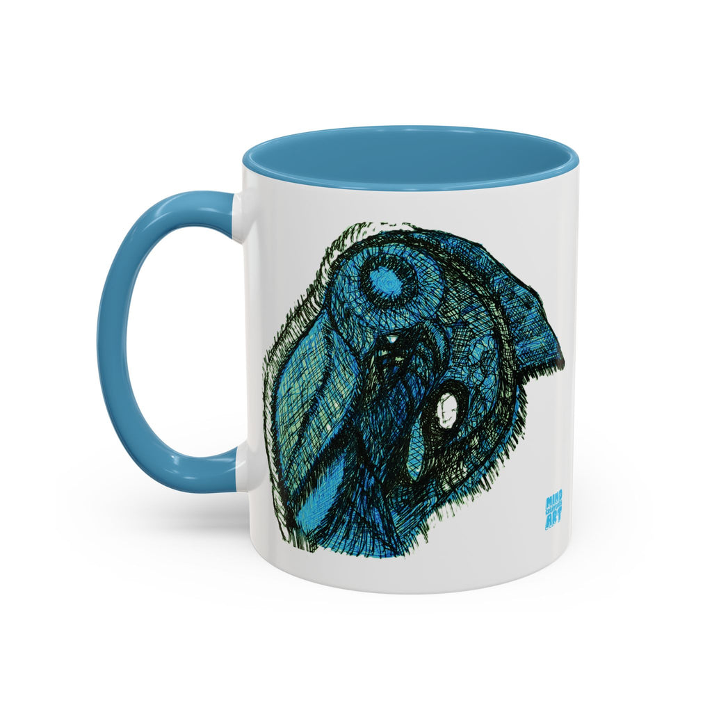 Who Are You? (Teal) Accent Coffee Mug (11oz, 15oz)