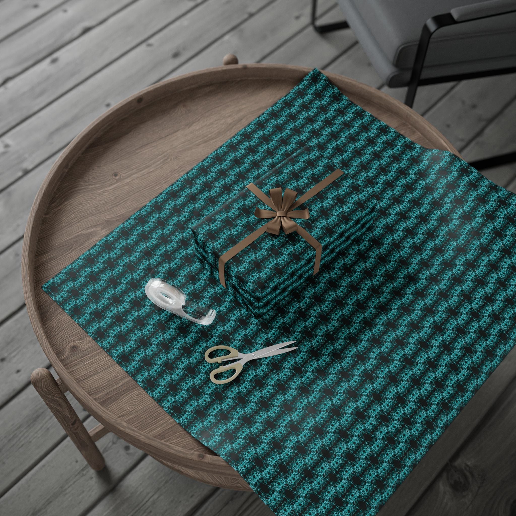 Link (Teal) Heavy Wrapping Paper