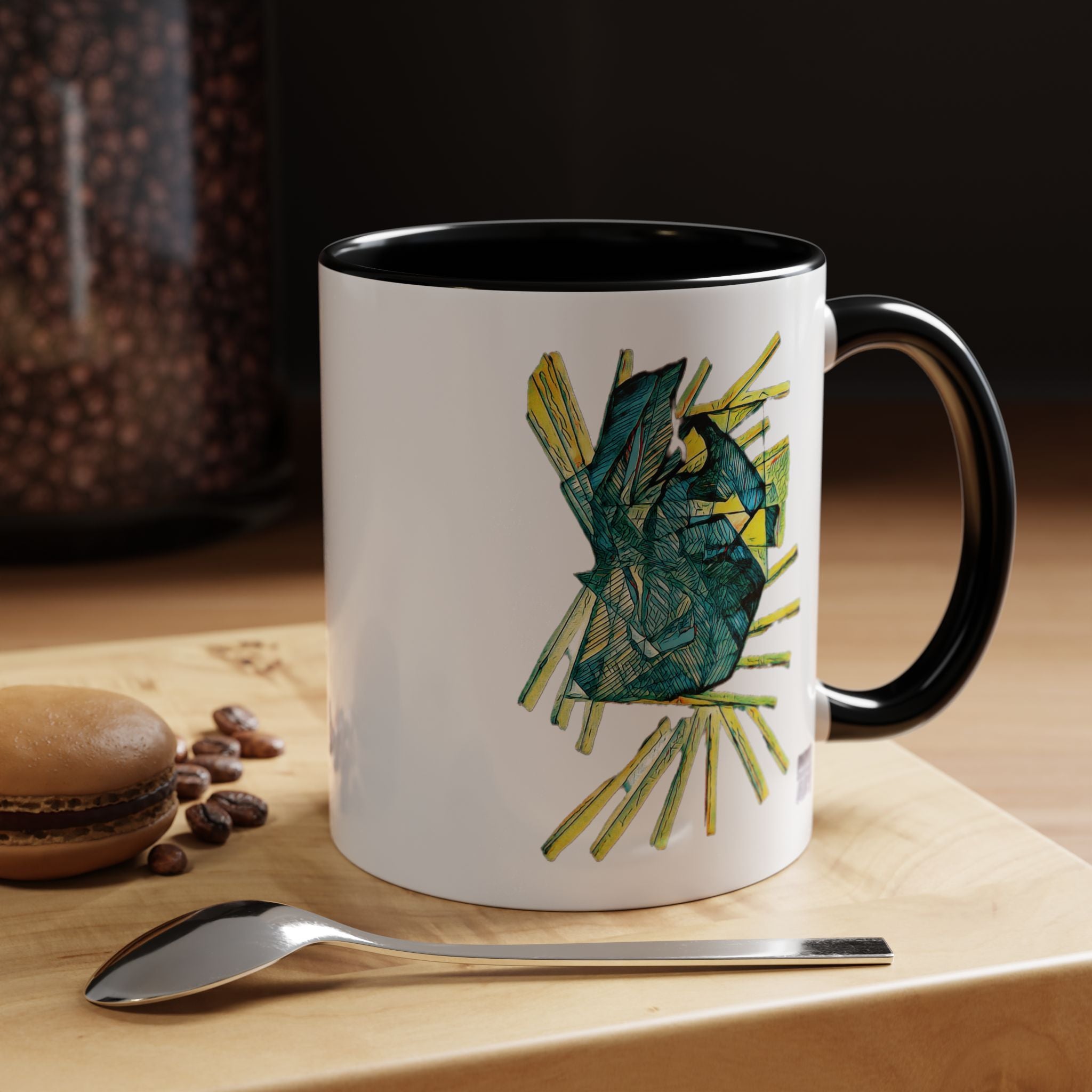 Lightspeed (Teal) Accent Coffee Mug (11oz, 15oz)