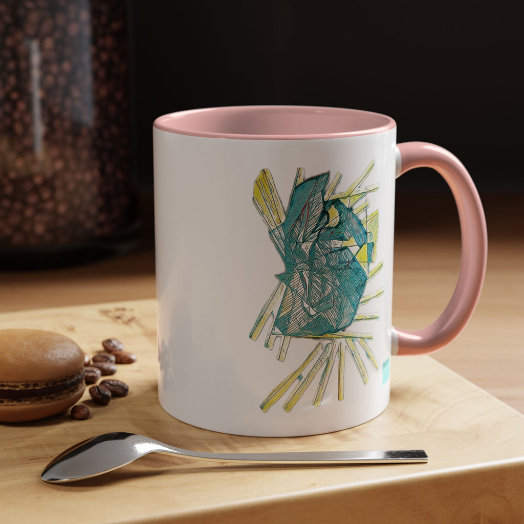 Lightspeed (Aqua) Accent Coffee Mug (11oz, 15oz)