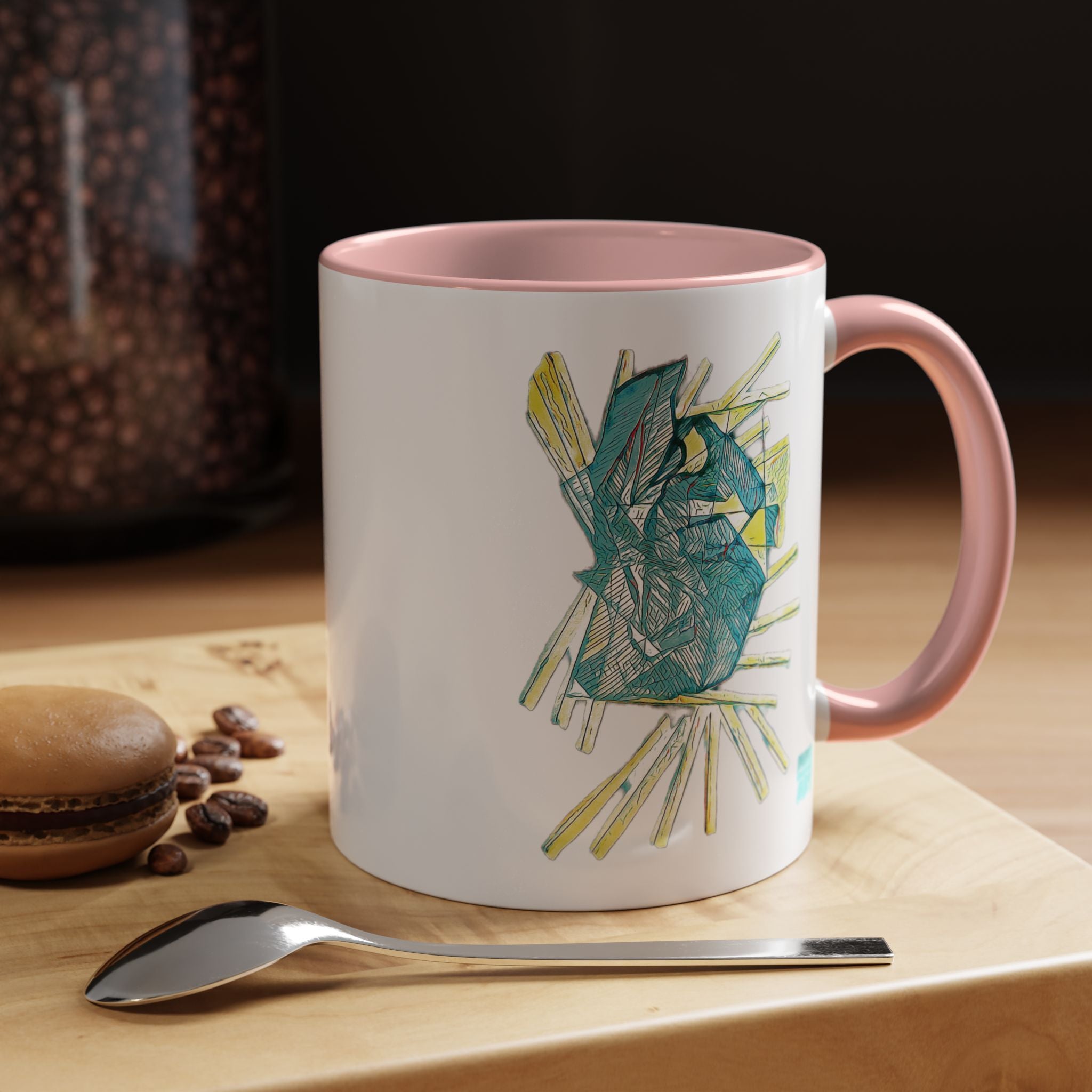 Lightspeed (Aqua) Accent Coffee Mug (11oz, 15oz)