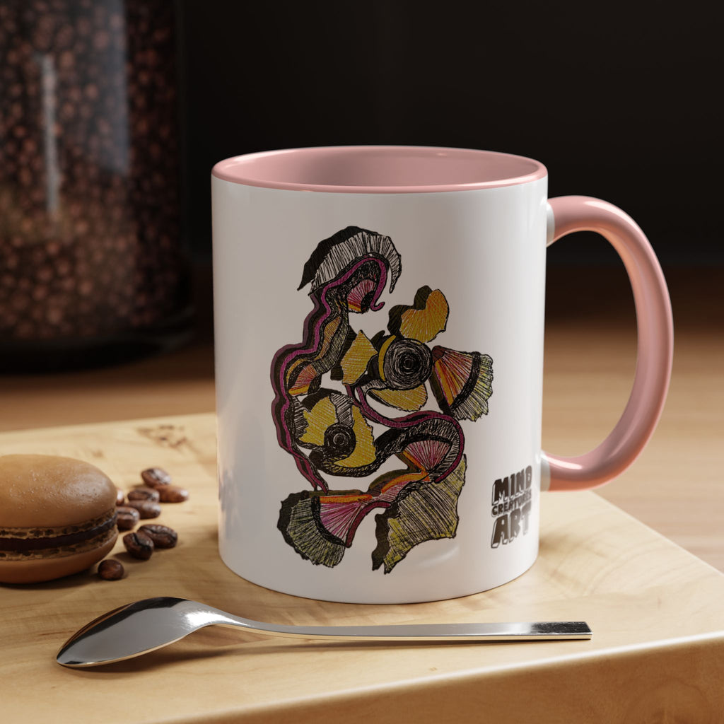 Crimson Teacher Accent Coffee Mug (11oz, 15oz)