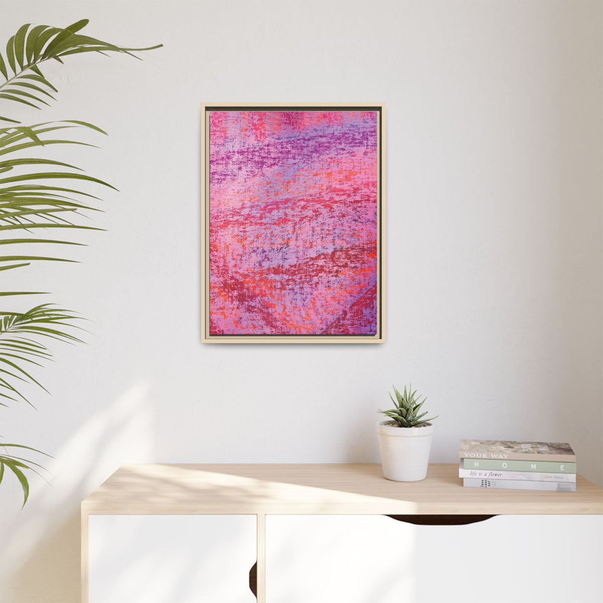Lagoon (V4) Matte Canvas, Framed