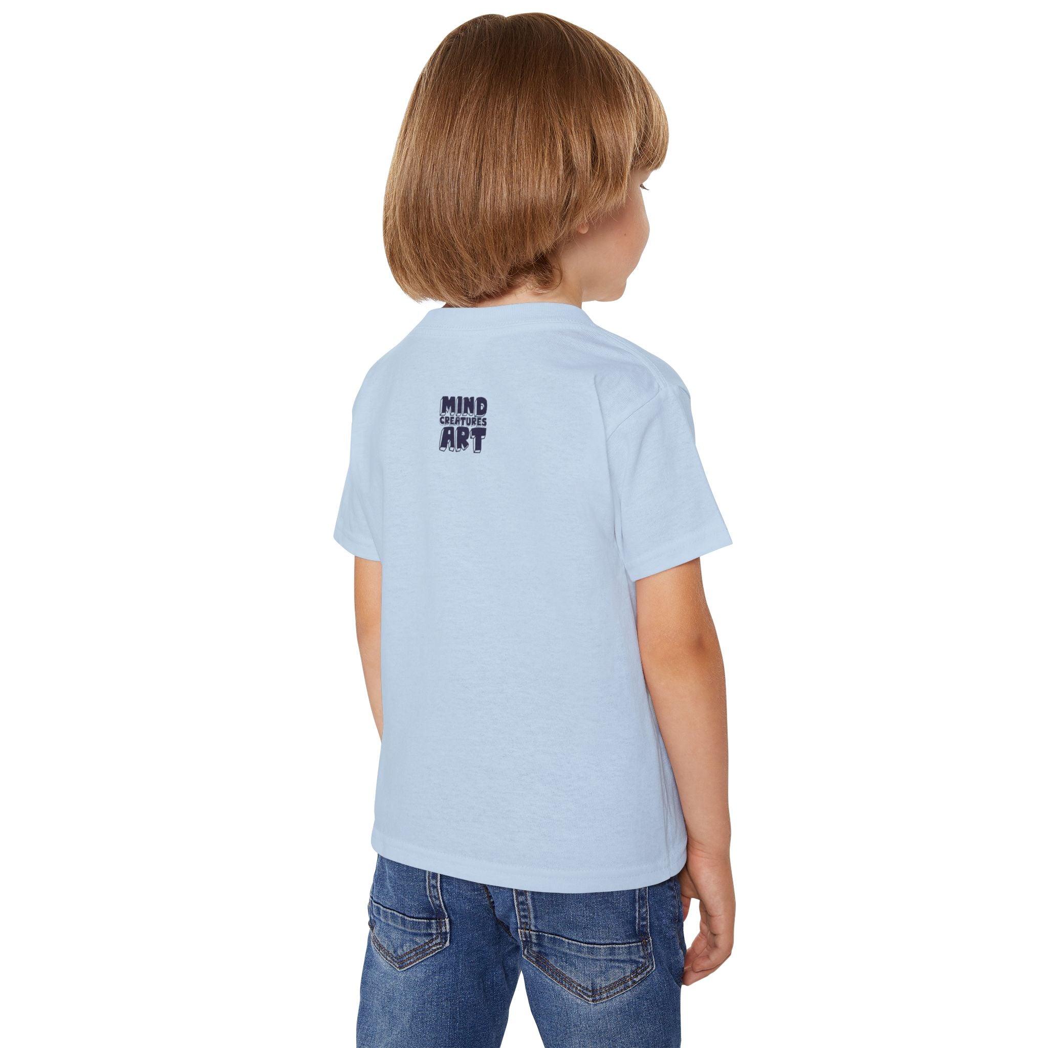 Curiosity (Green & Red) Heavy Cotton™ Toddler T-shirt