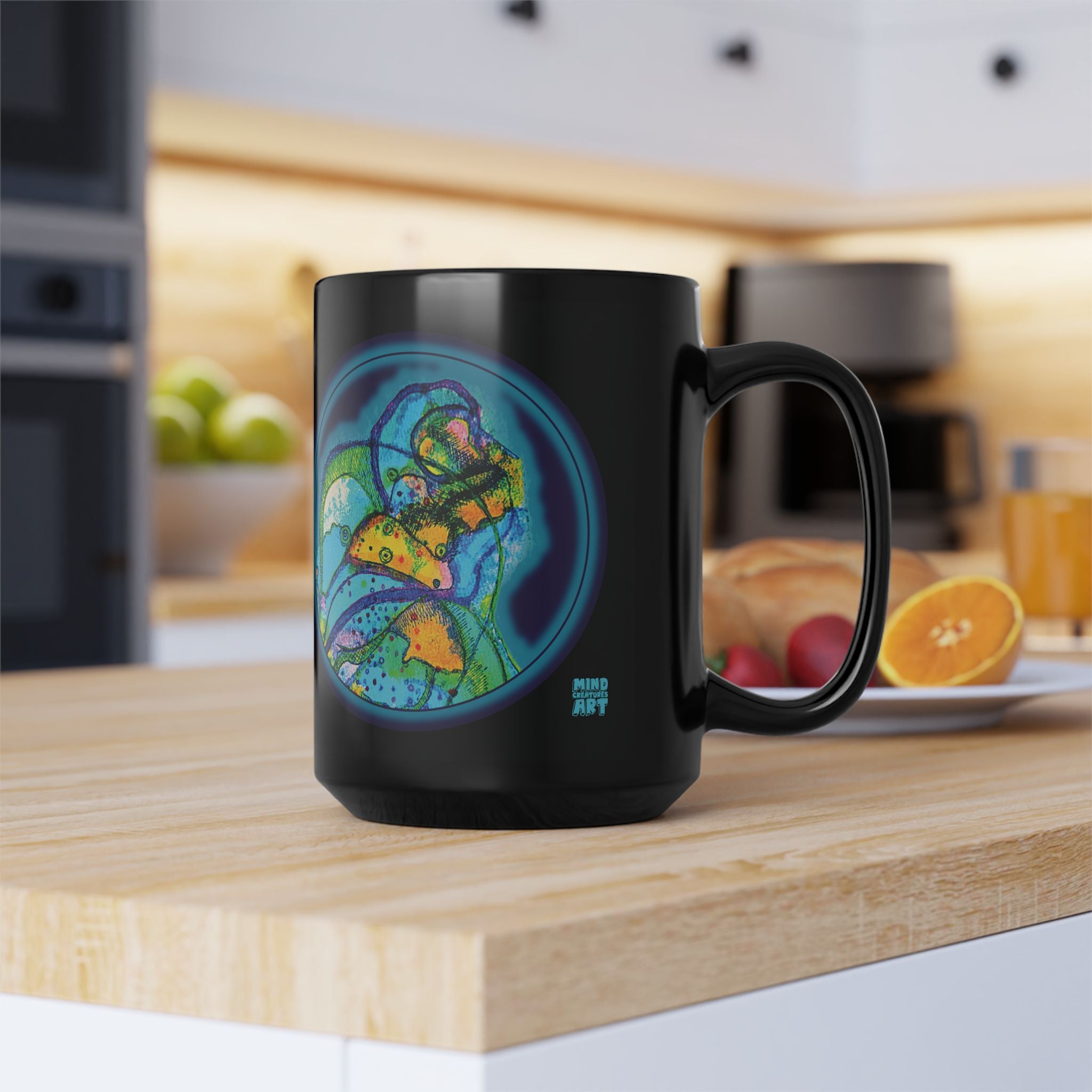 Exploration Black Ceramic Mug (11oz, 15oz)