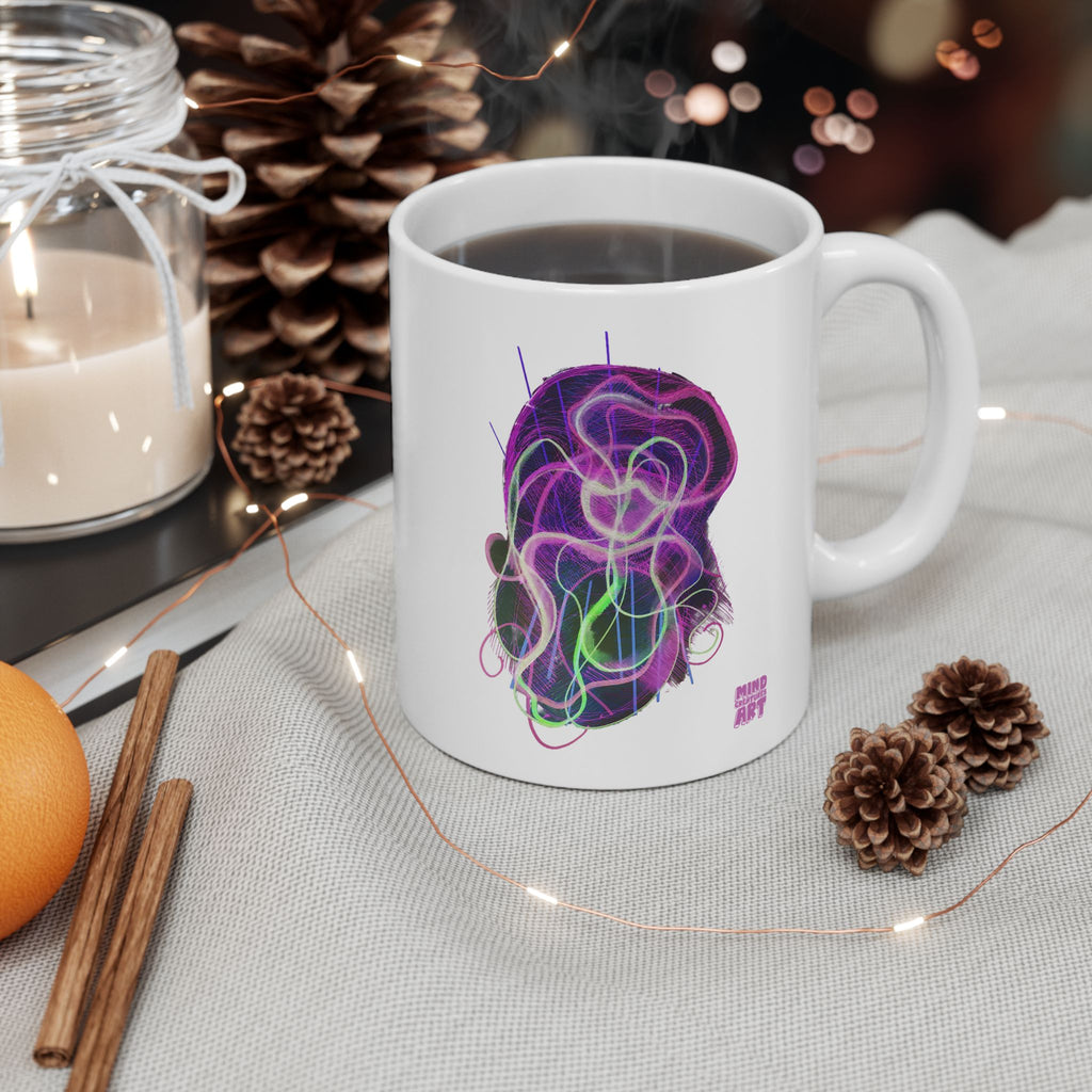 Davy Jones (Electric Purple) White Ceramic Mug, (11oz, 15oz)