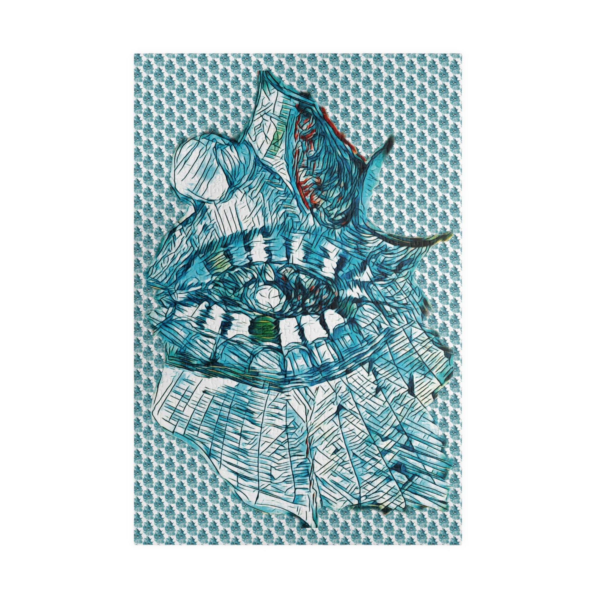 Hypnagogic (Blue) Puzzle (110, 252, 520, 1014-piece)