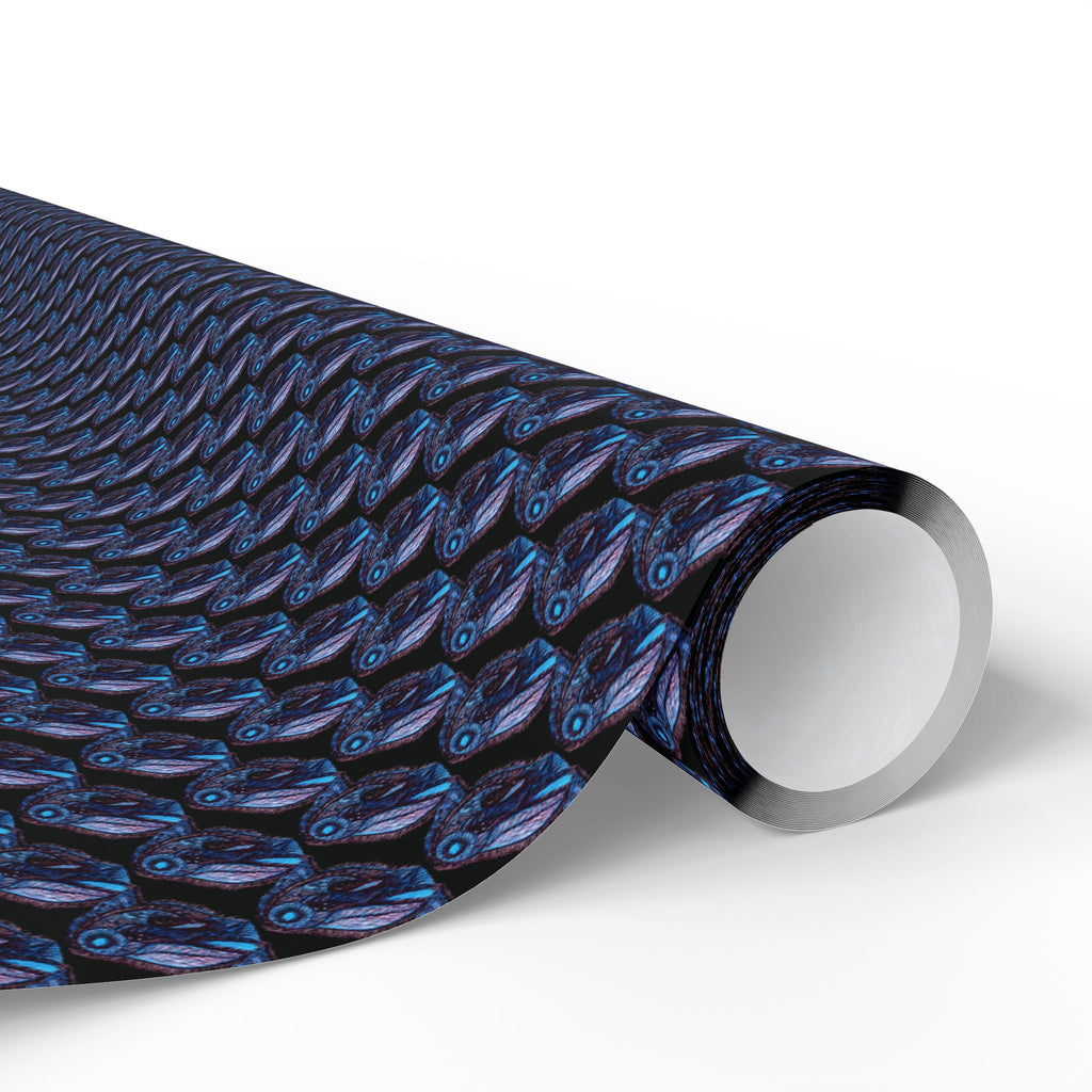 Who Are You? (Black Background) Heavy Wrapping Paper