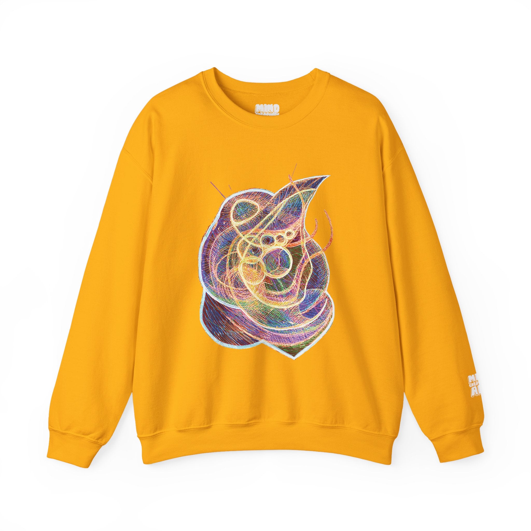 Renewal (Electric Yellow & Purple) Unisex Heavy Blend™ Crewneck Sweatshirt