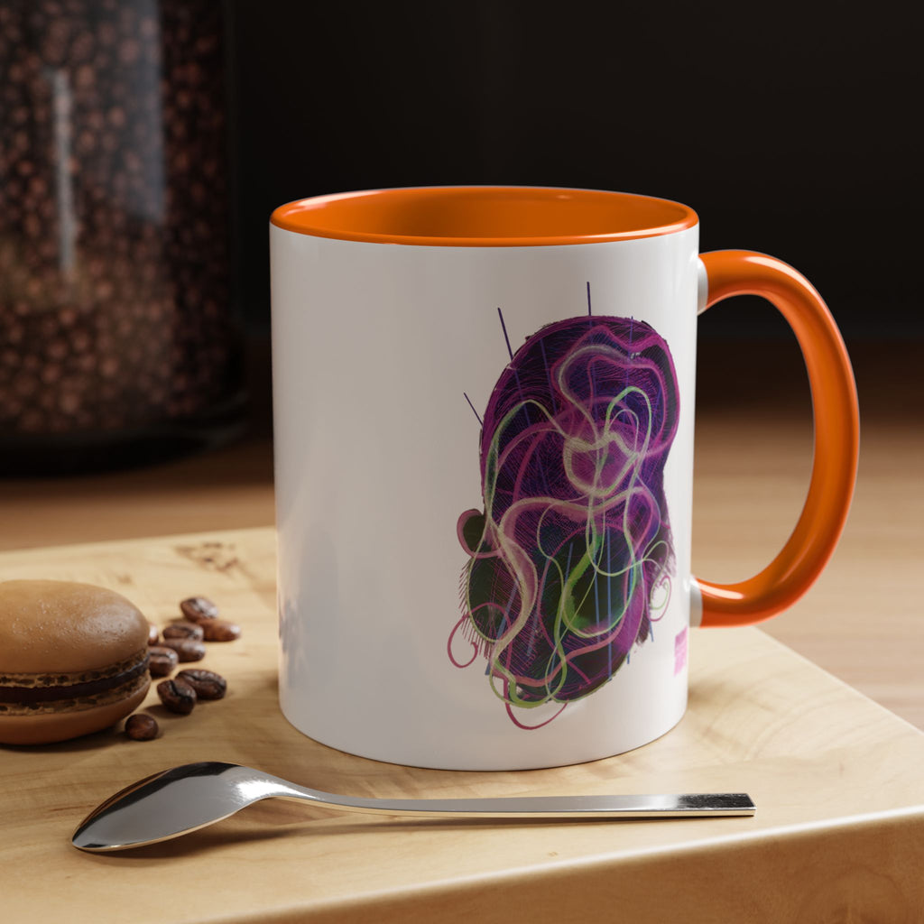 Davy Jones (Electric Purple) Accent Coffee Mug (11oz, 15oz)