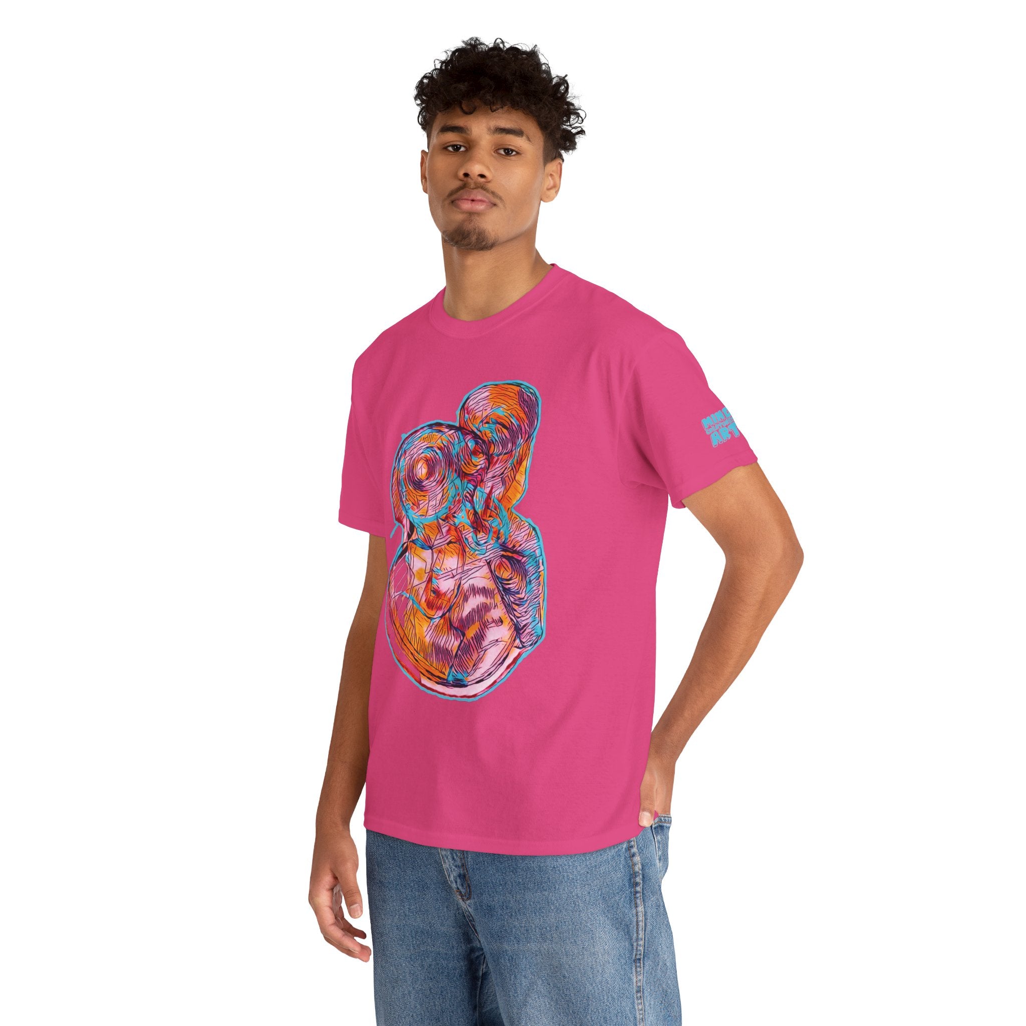 Curiosity (Pink) Unisex Heavy Cotton Tee