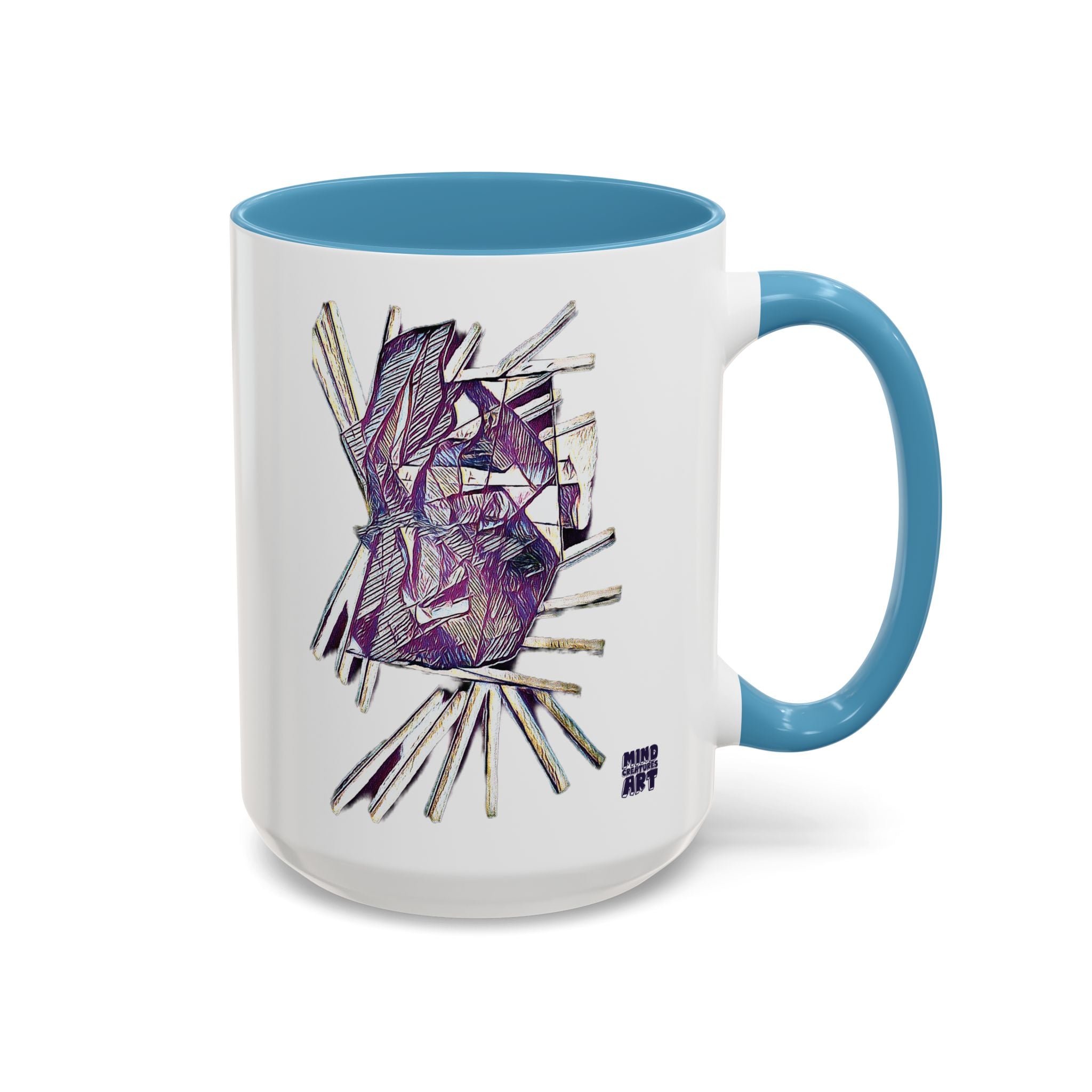 Lightspeed (Purple) Accent Coffee Mug (11oz, 15oz)