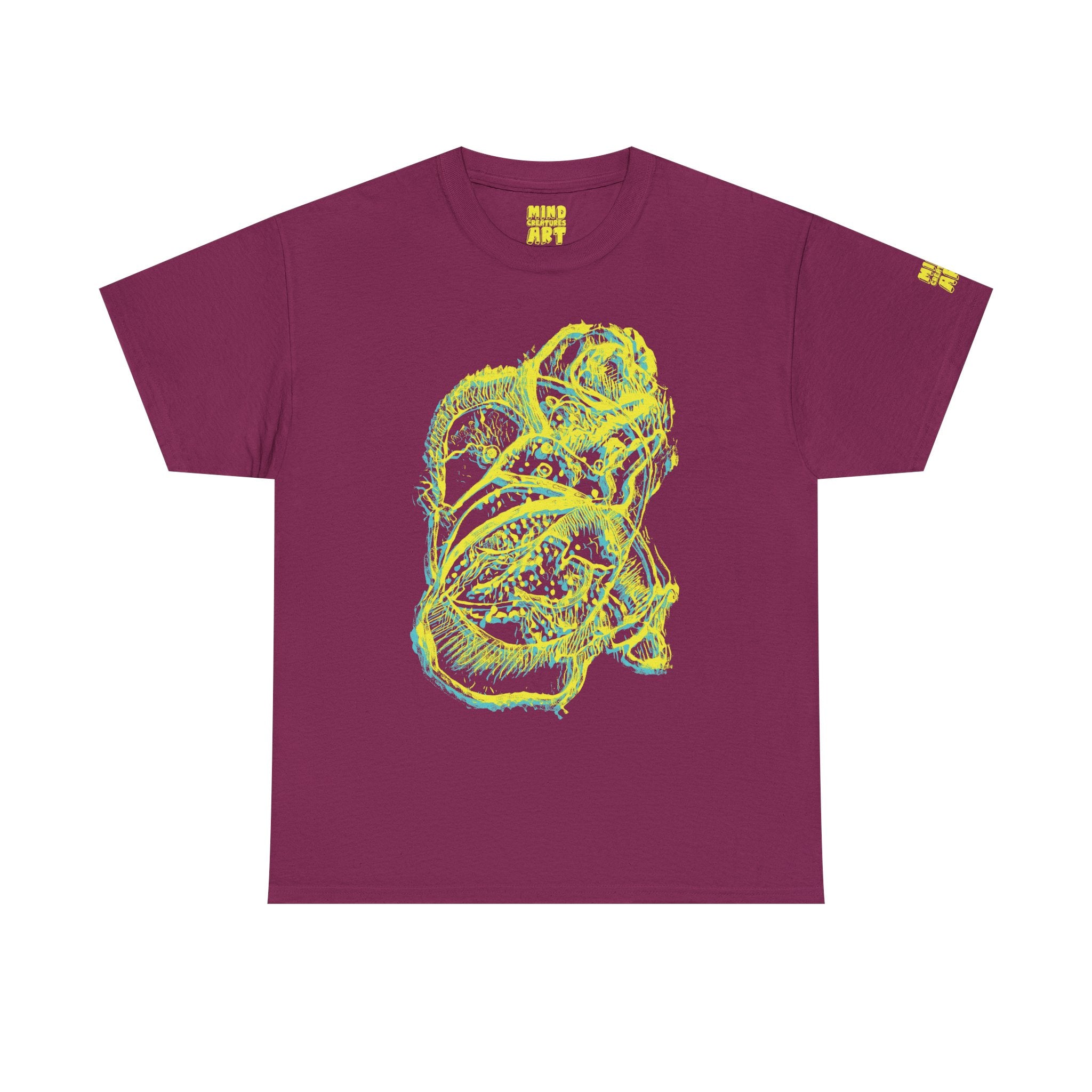 Exploration (Blur, Yellow & Blue) Unisex Heavy Cotton Tee