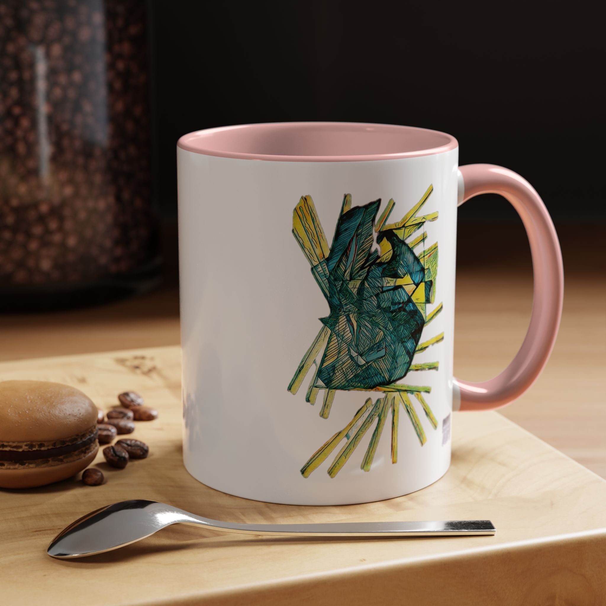 Lightspeed (Teal) Accent Coffee Mug (11oz, 15oz)
